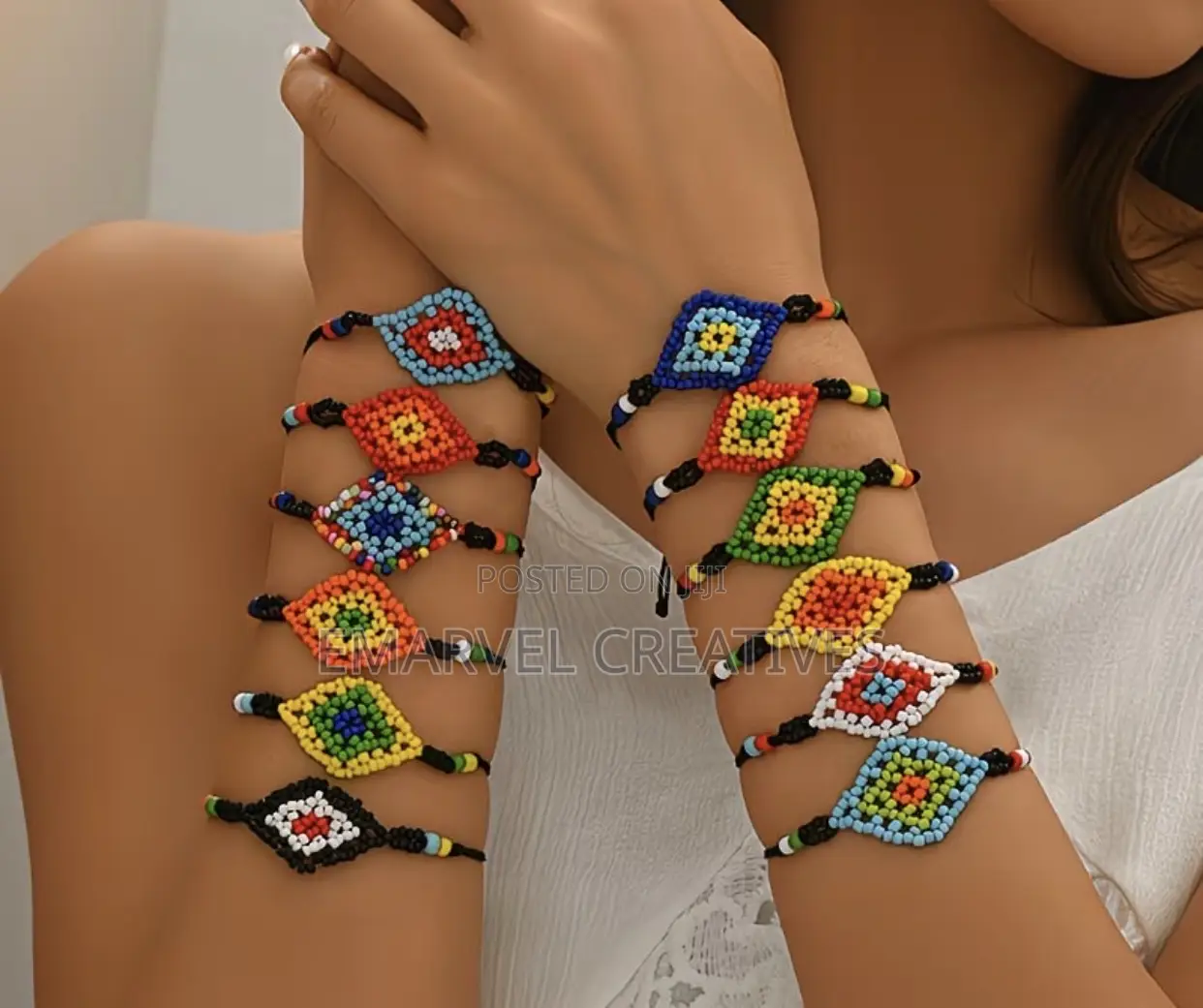 Woven Multi-Layer Rice Bead Bracelets
