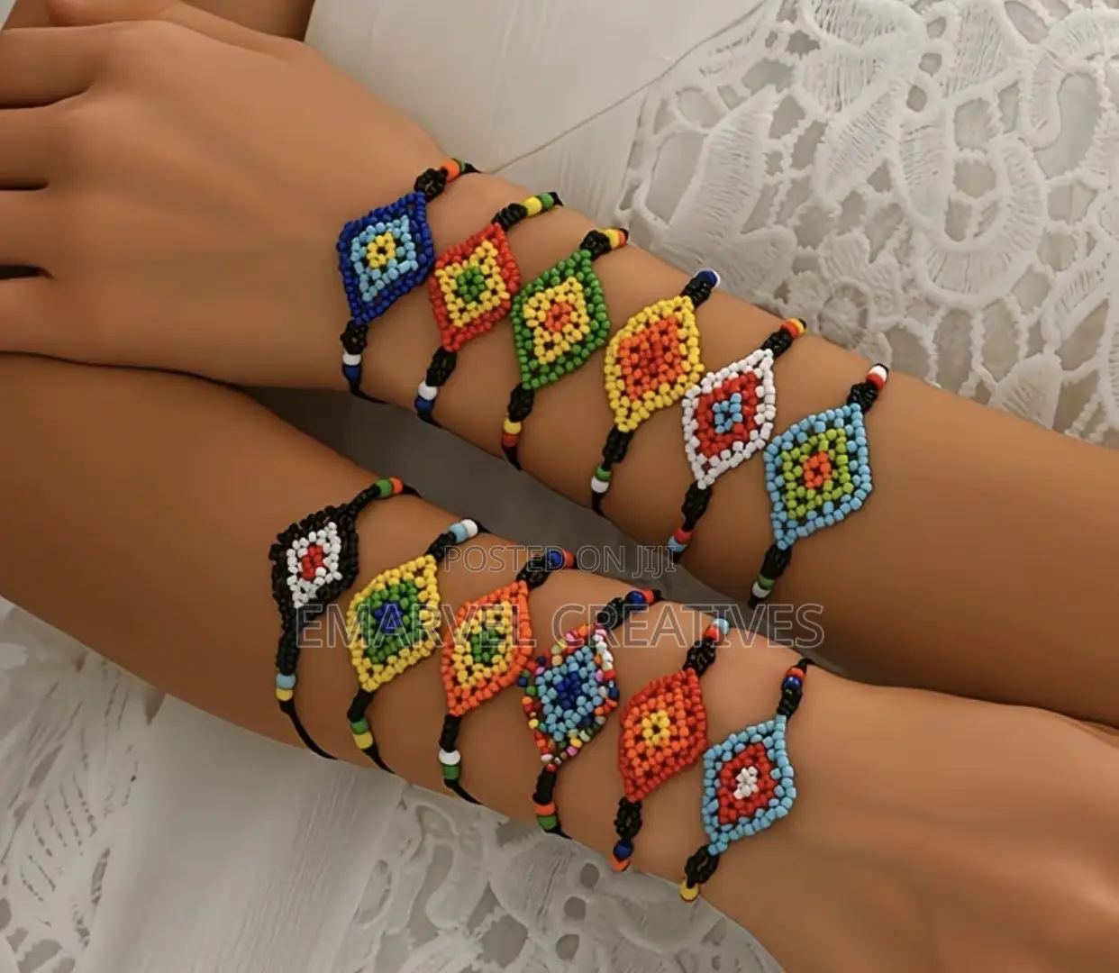 Woven Multi-Layer Rice Bead Bracelets