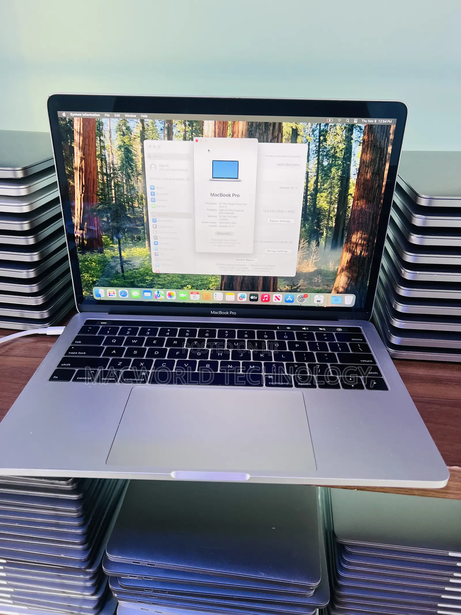 Laptop Apple MacBook Pro 2020 16GB Intel Core i7 SSD 512GB