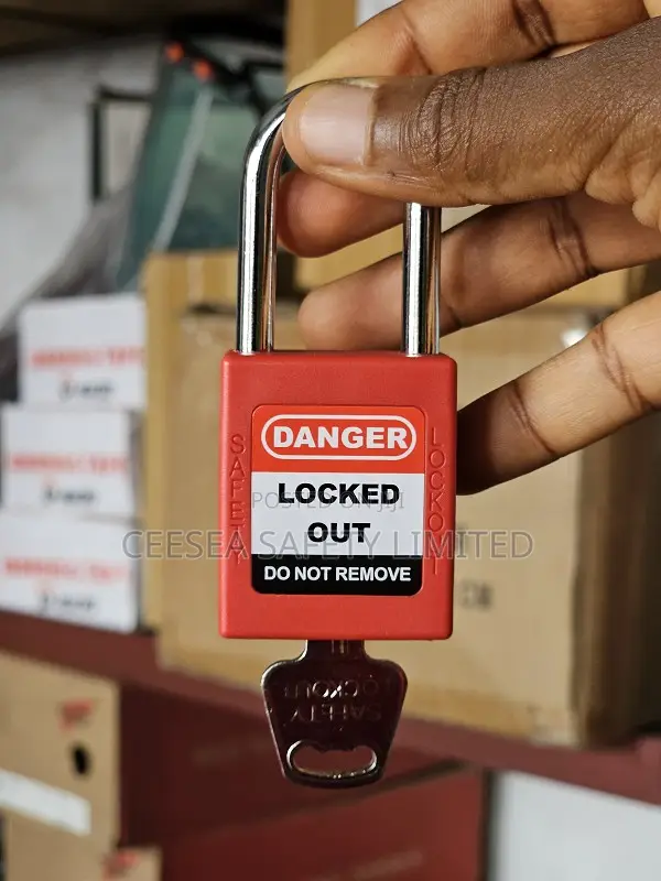 38mm Short Steel Shackle Safety Padlock Device P38s