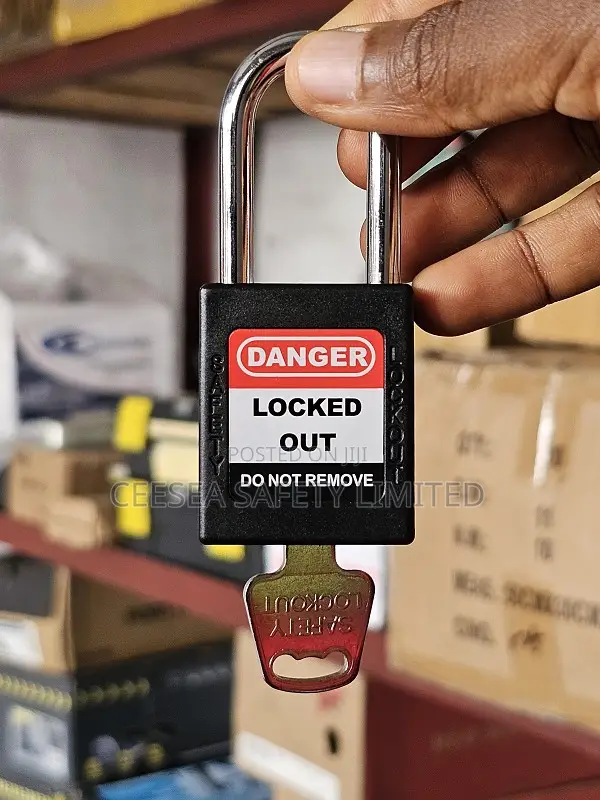 38mm Short Steel Shackle Safety Padlock Device P38s
