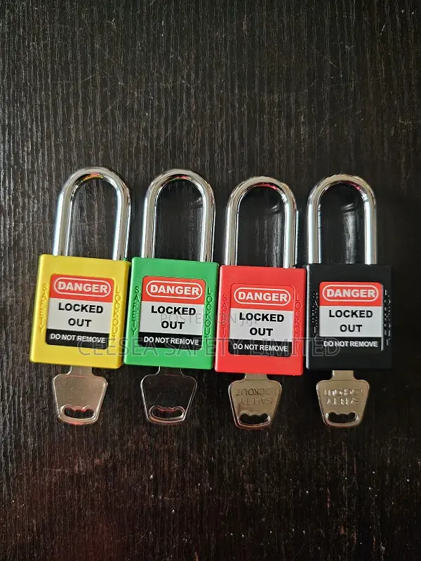 38mm Short Steel Shackle Safety Padlock Device P38s