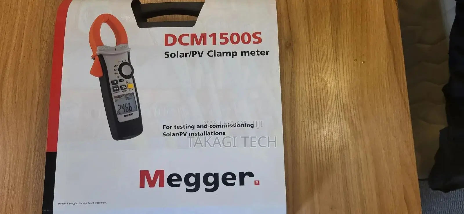 Megger Solar Pv Dcm1500s Clampmeter