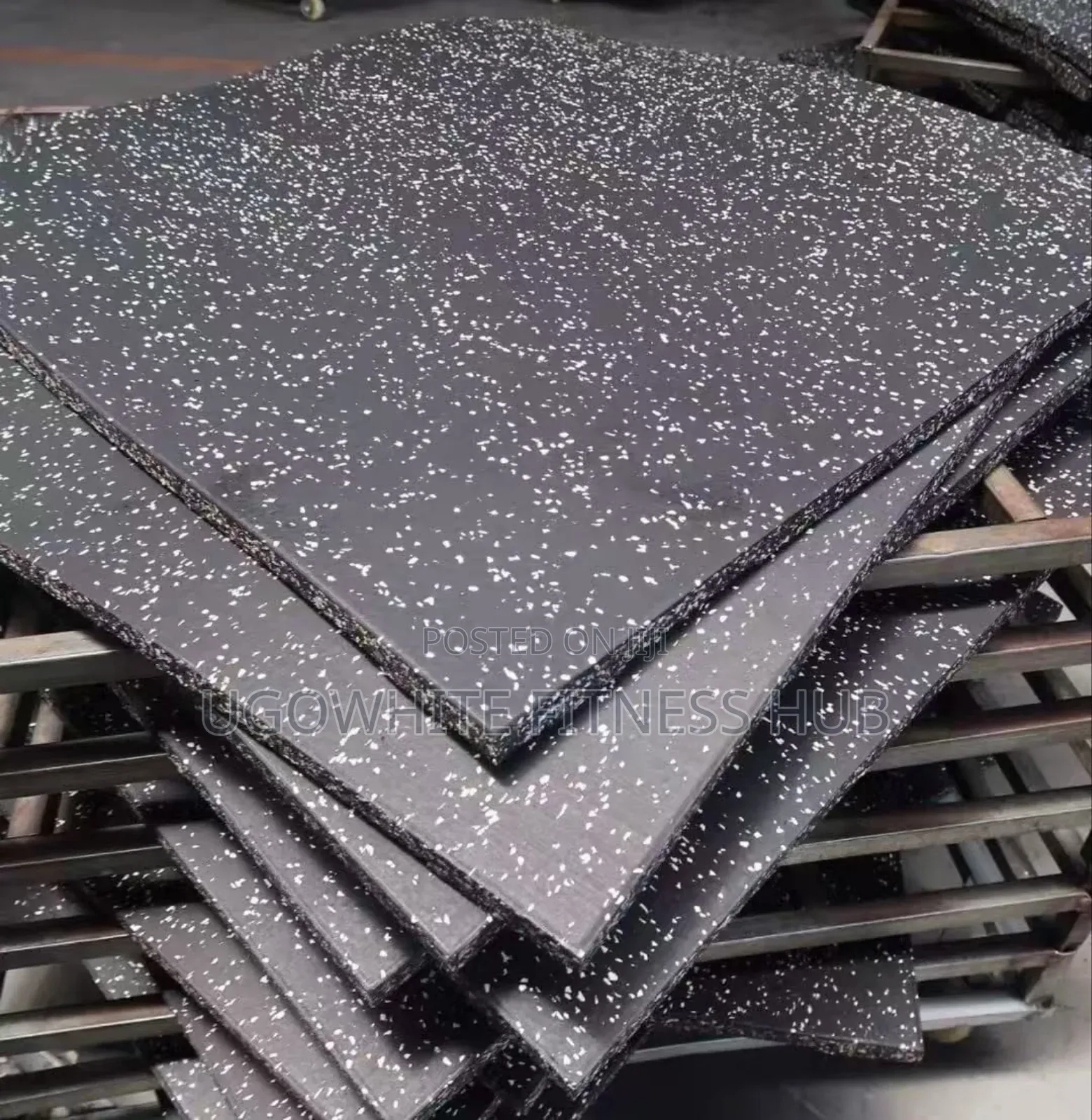 Heavy-Duty Rubber Gym Flooring Tiles