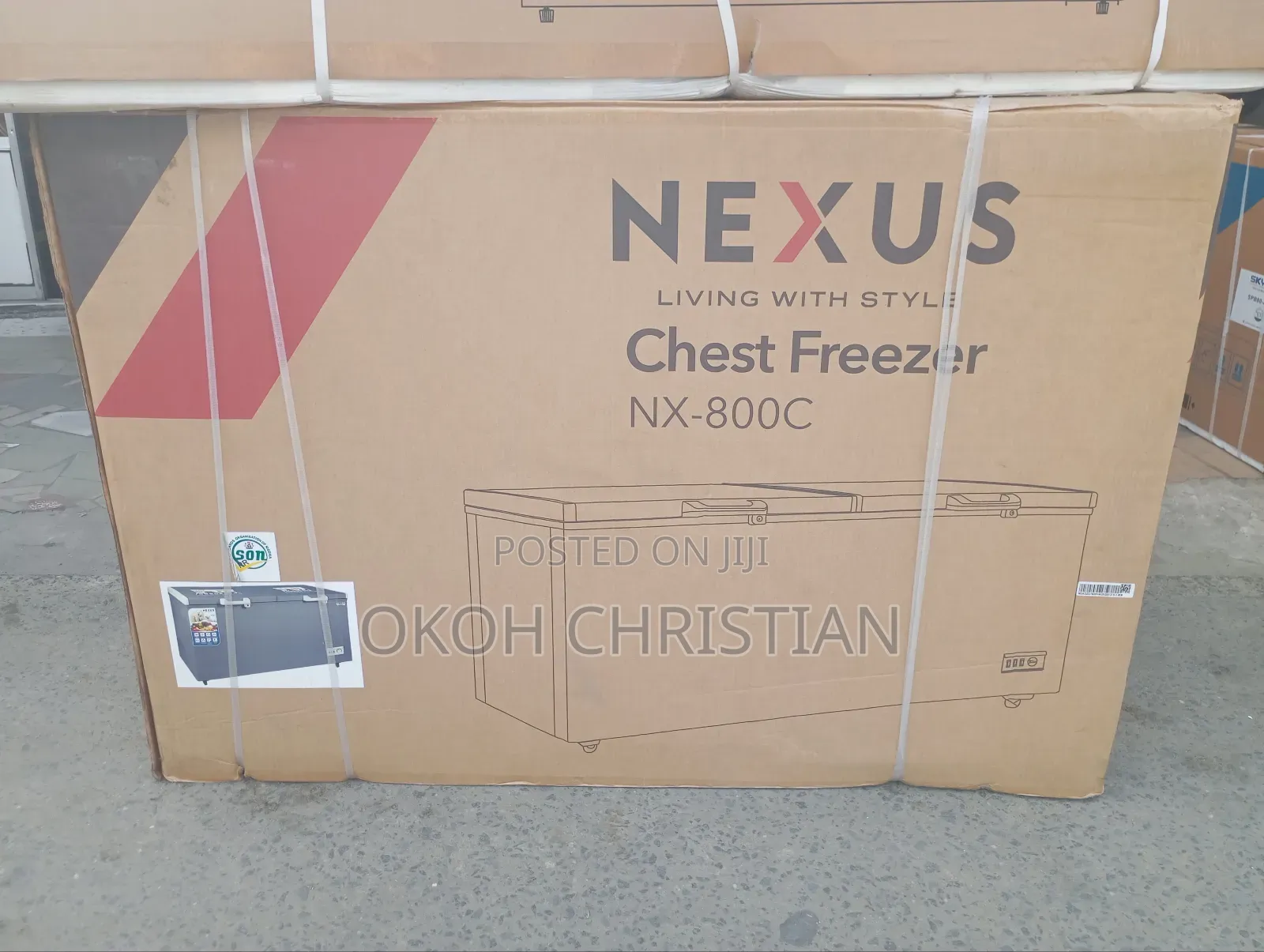 Nexus Chest Double Door Freezer