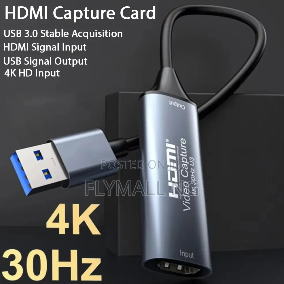 Hdmi Video Capture Card /30hz to Usb 3.0