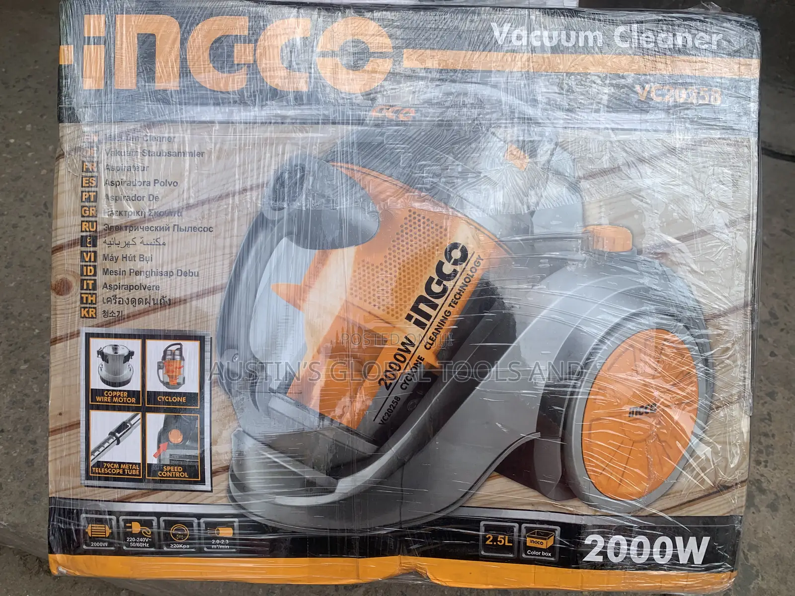 Ingco Vacuum Cleaner 2000w