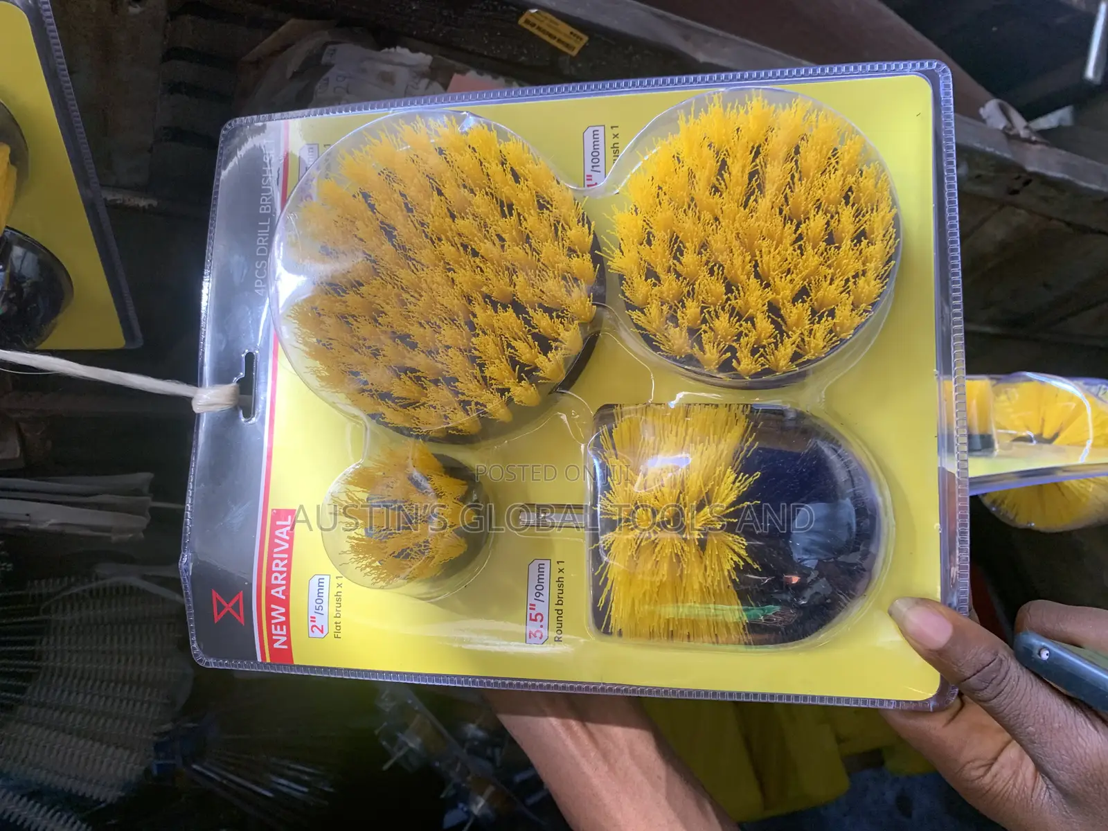 4pcs Drill Brush Set