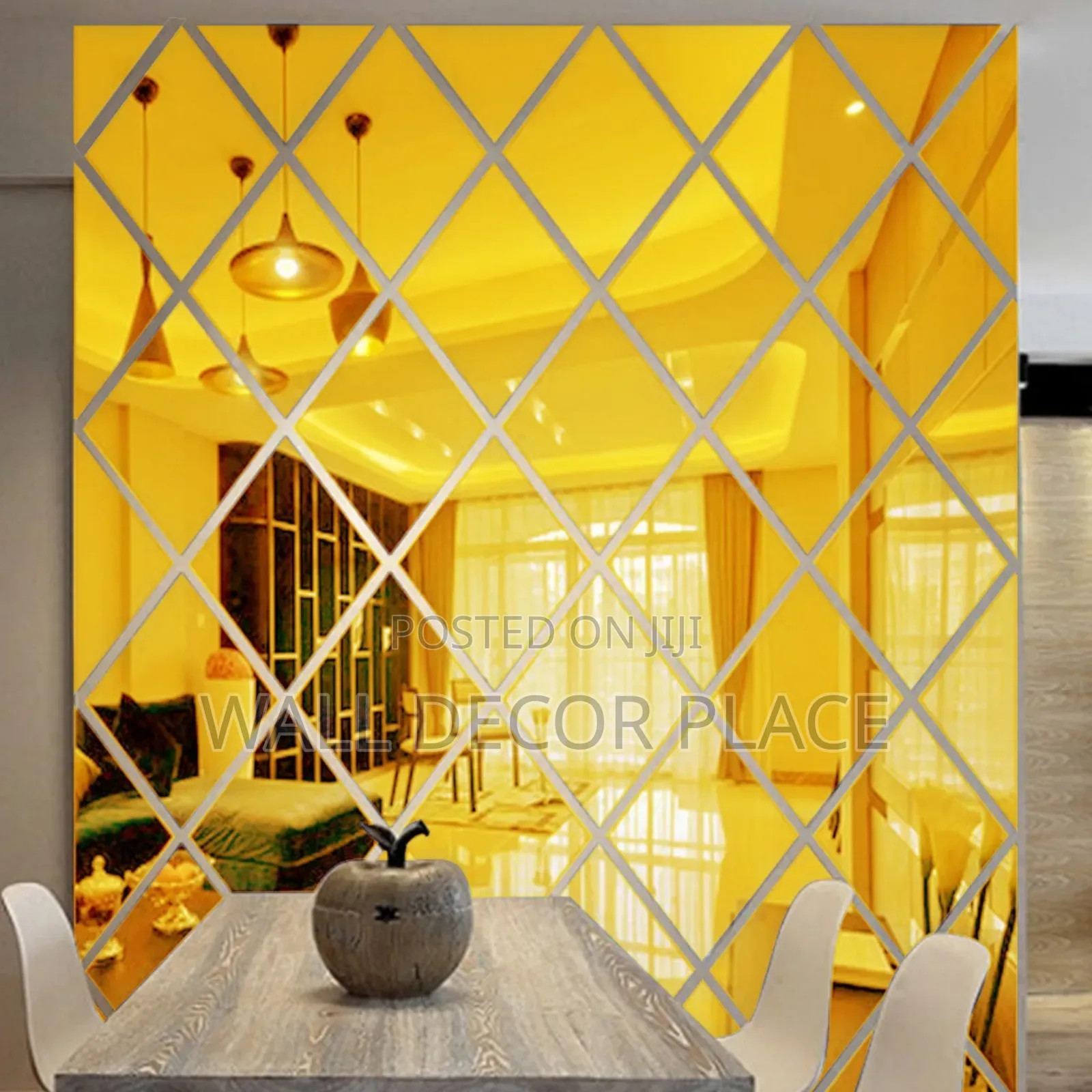 Diamond Acrylic Mirror ( Gold Silver)