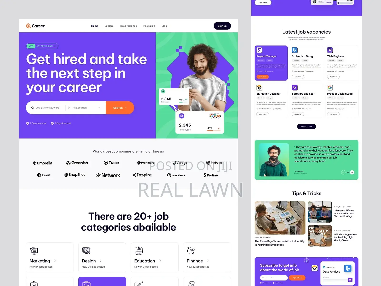 Job Board Recruitment Platform Website