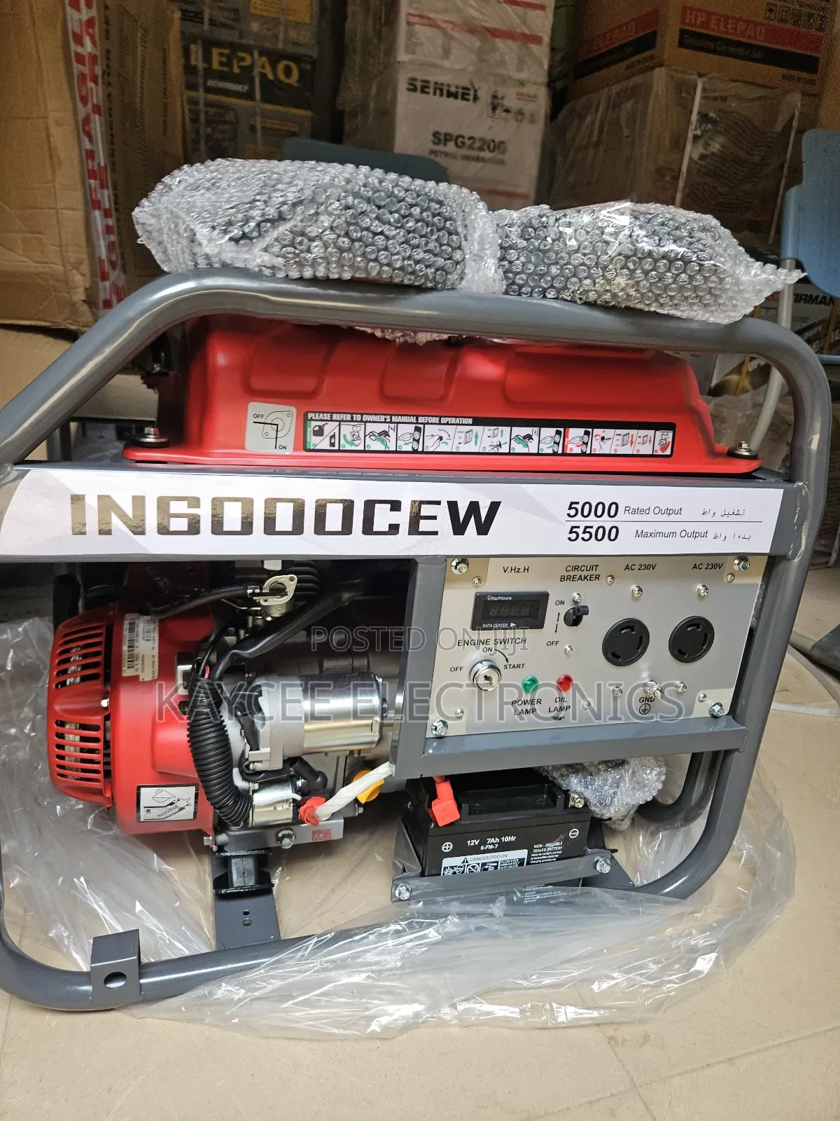Original Ipower 5.5kva Petrol Generator – Durable Efficient
