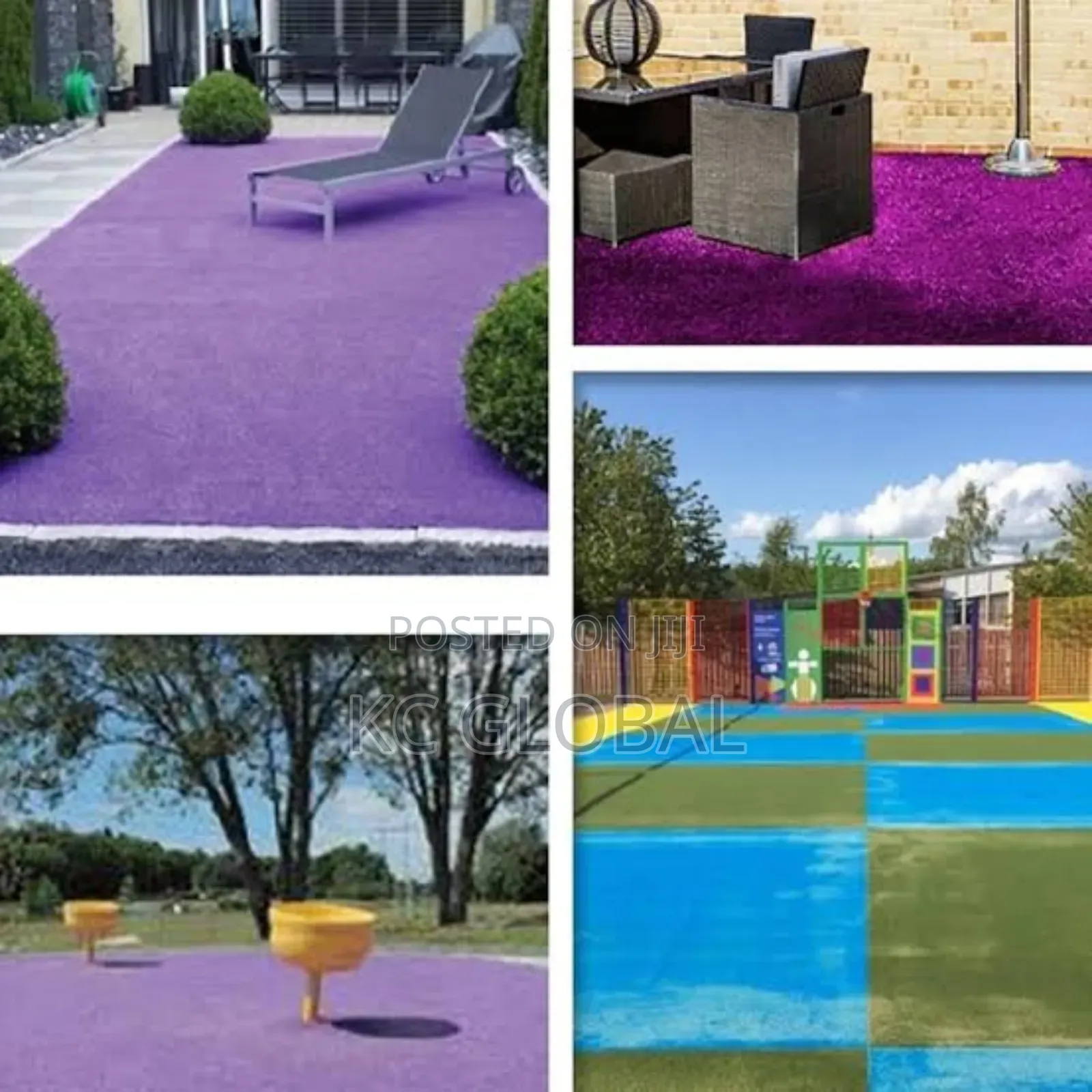 Artificial Grass Purple 30mm Roll