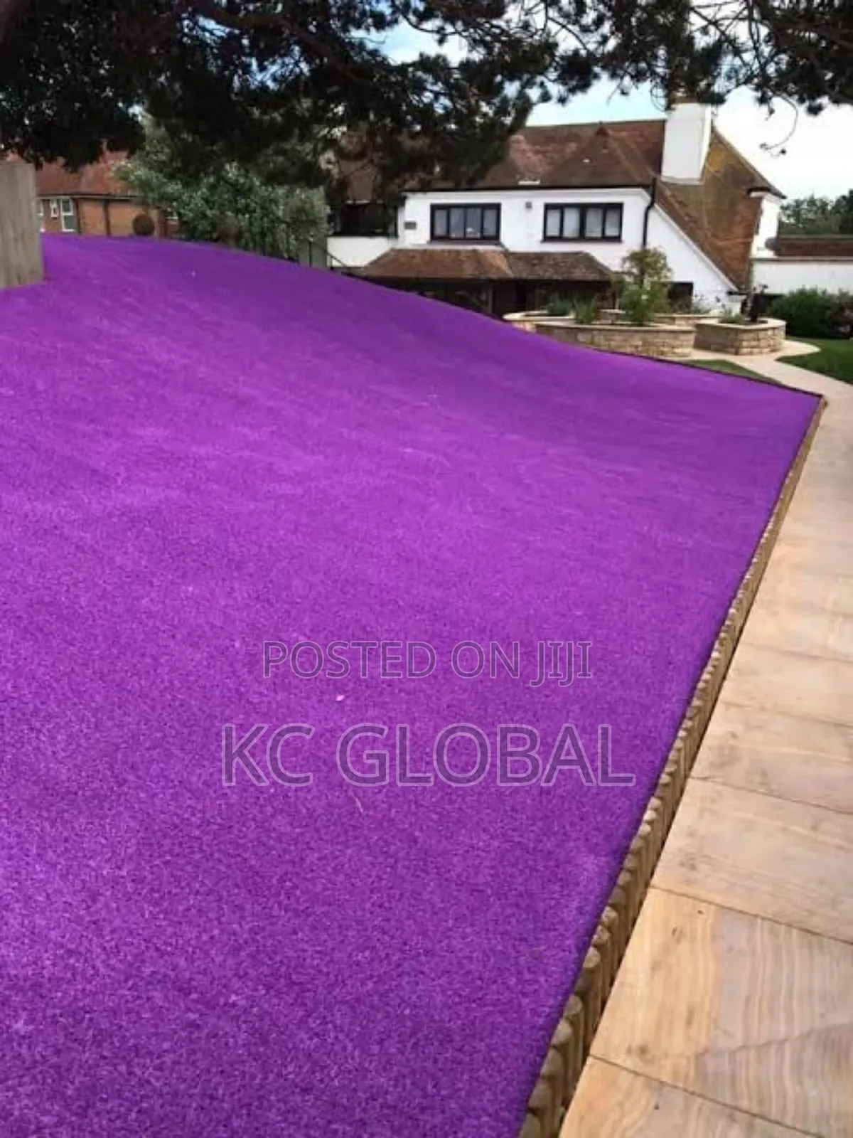 Artificial Grass Purple 30mm Roll