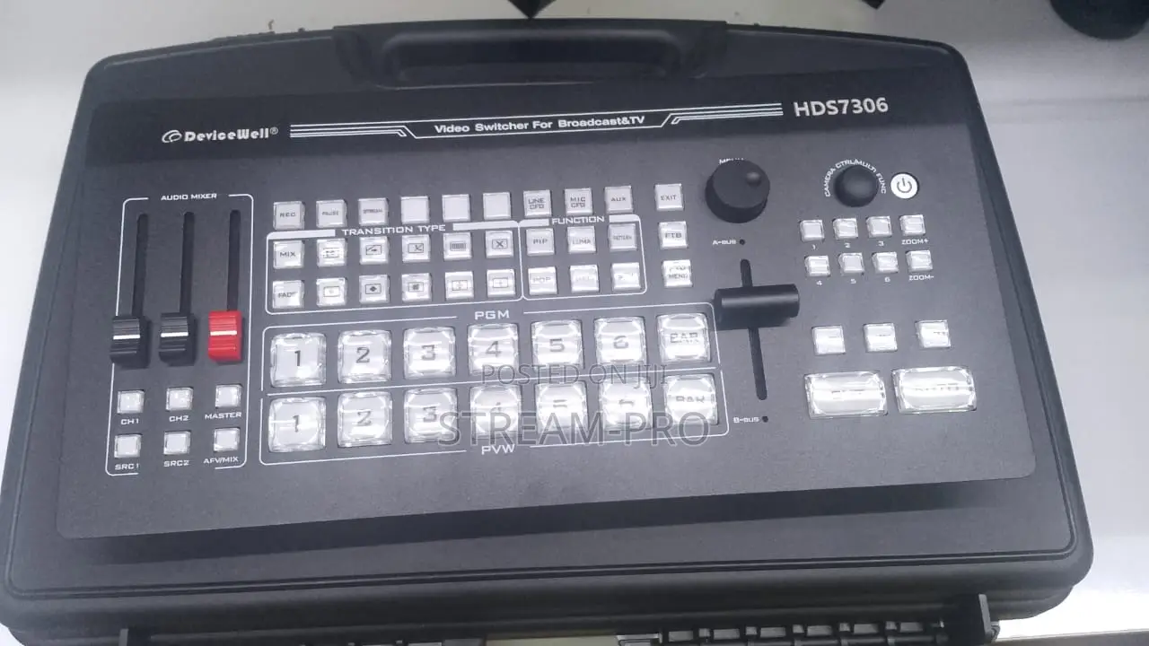 Devicewell Hds7306 6 Channels Video Switcher Chroma/Luma Key