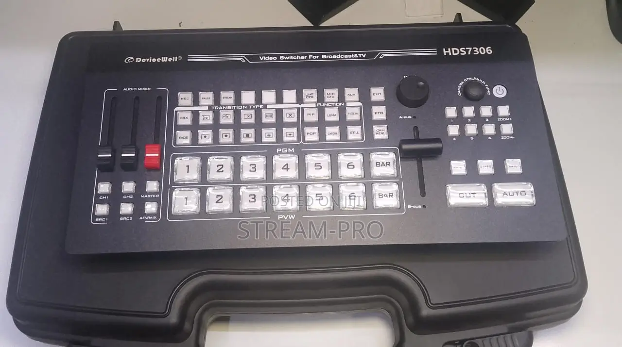 Devicewell Hds7306 6 Channels Video Switcher Chroma/Luma Key