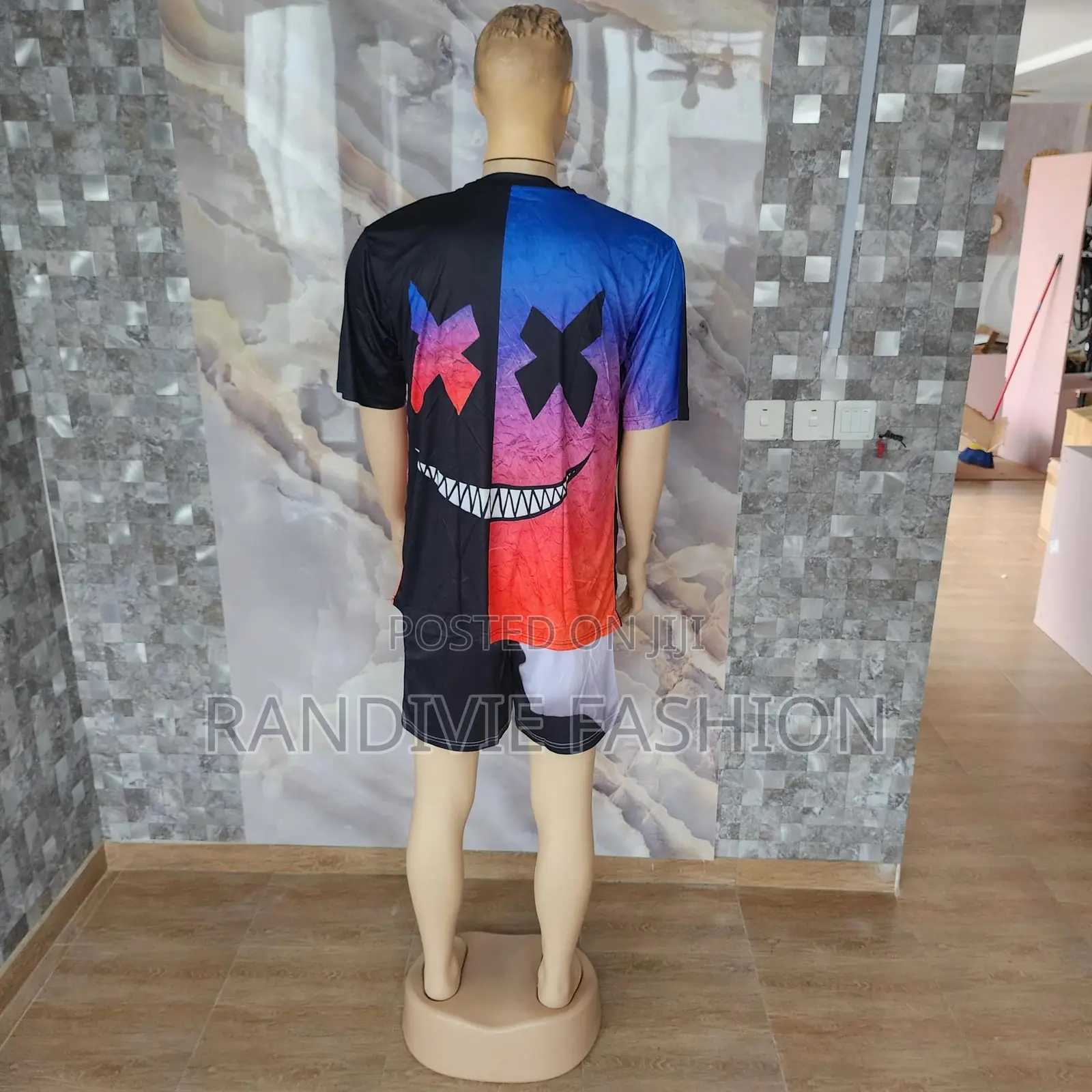 X Face T-Shirt [Black/Pink]