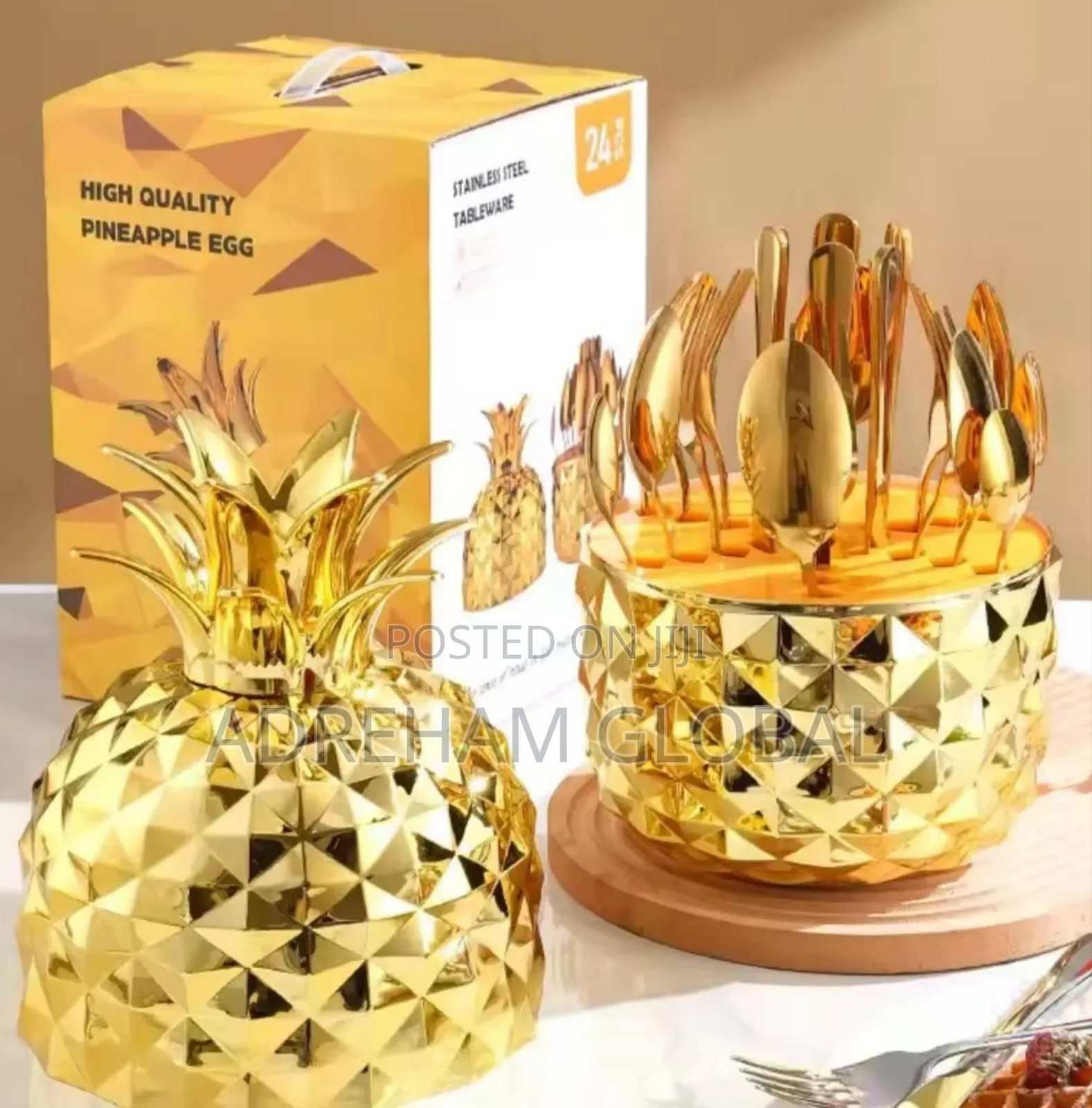 High Quality Pinnacle Egg 24pcs Cutlery Set