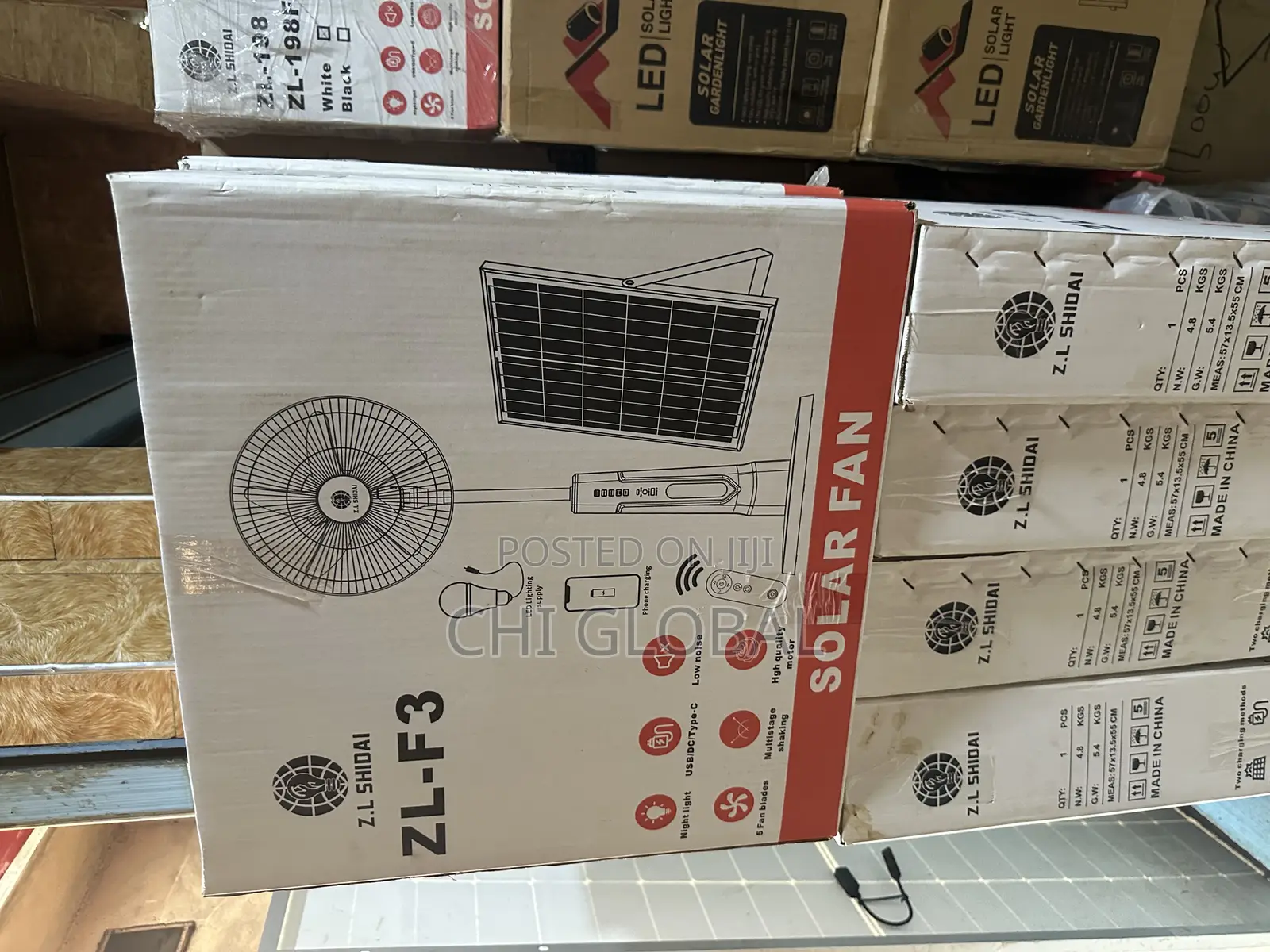 Z.L Shidai Solar Fan
