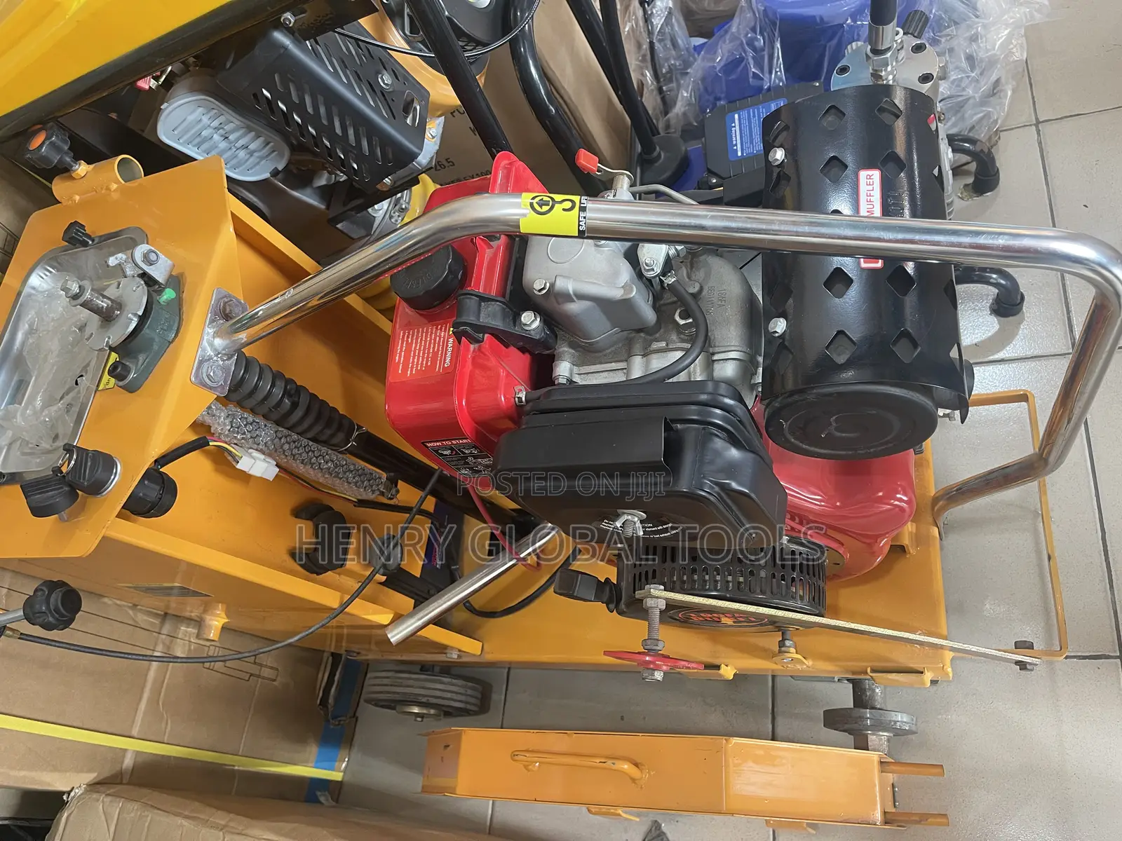 Gasoline Arlfert Concrete Cutting Machine