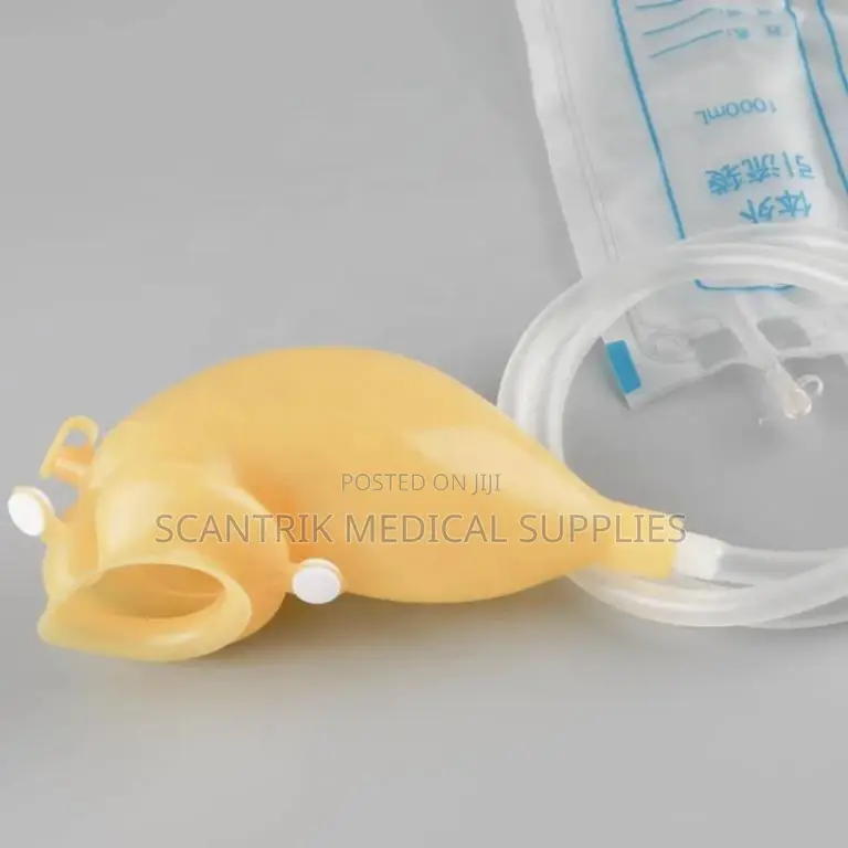 Deluxe Male Urine Drainage Bag With Secure Lock Tap
