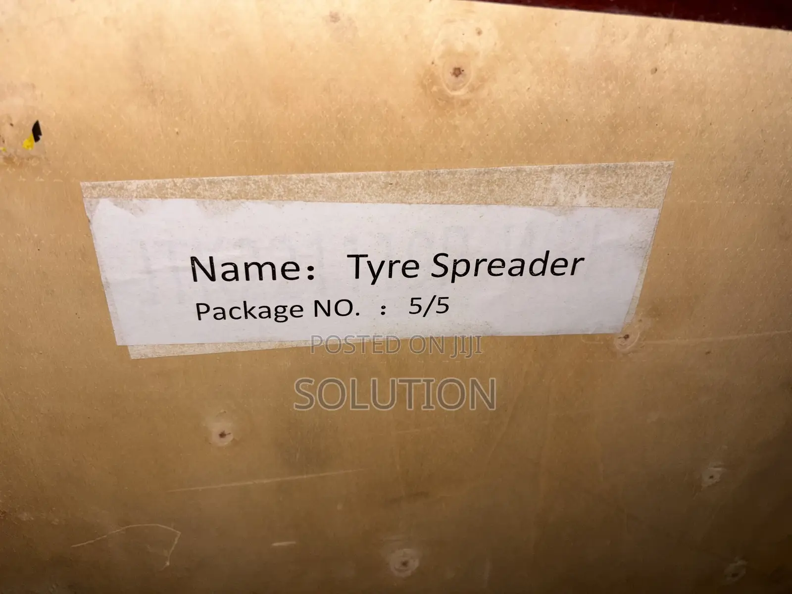 Tyre Spreading Machine