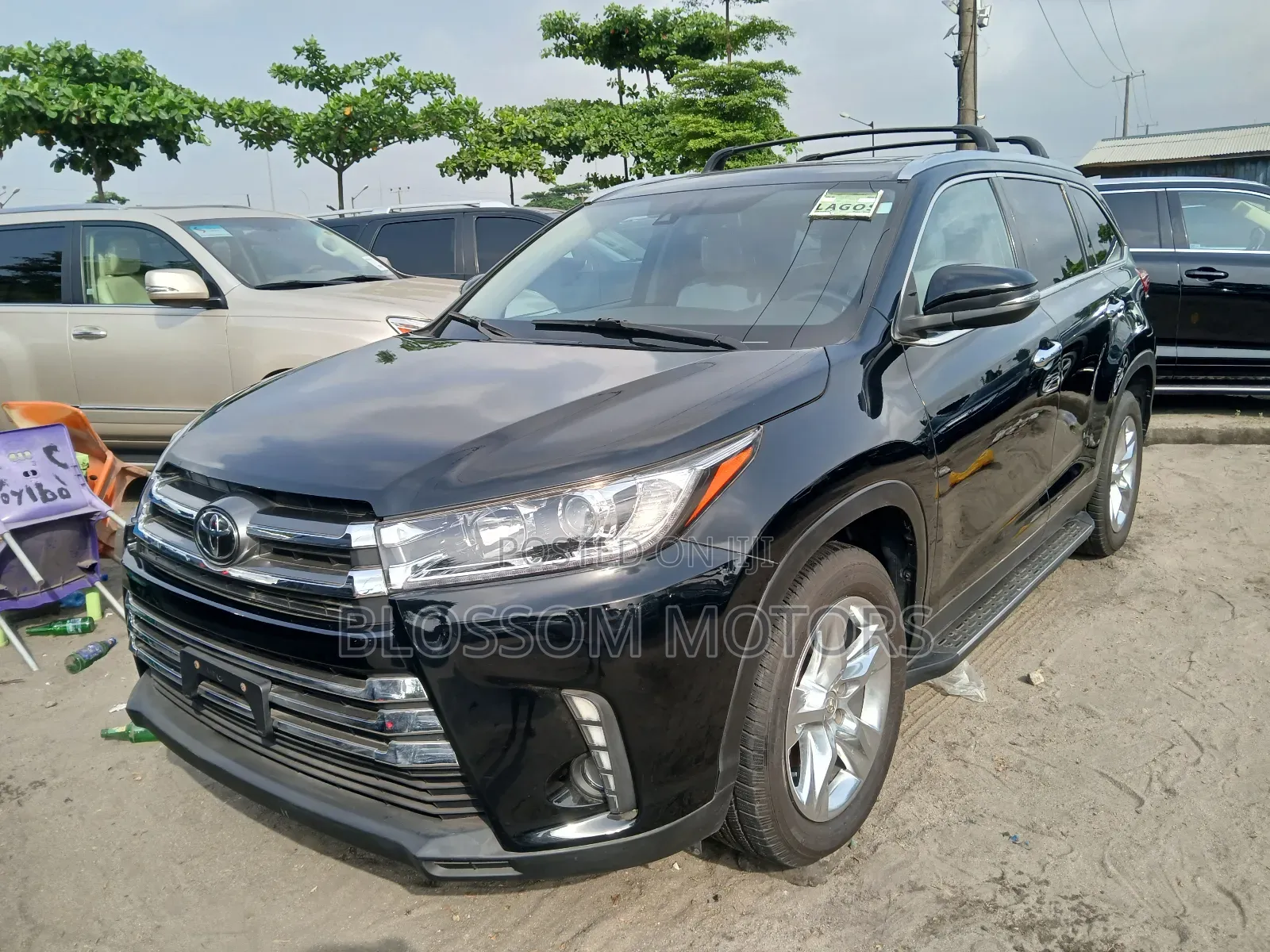 Toyota Highlander Limited 4dr SUV (3.5L 6cyl 6A) 2015 Black