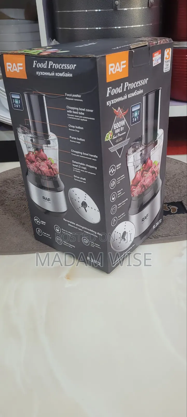 Food Processor. 3 in 1