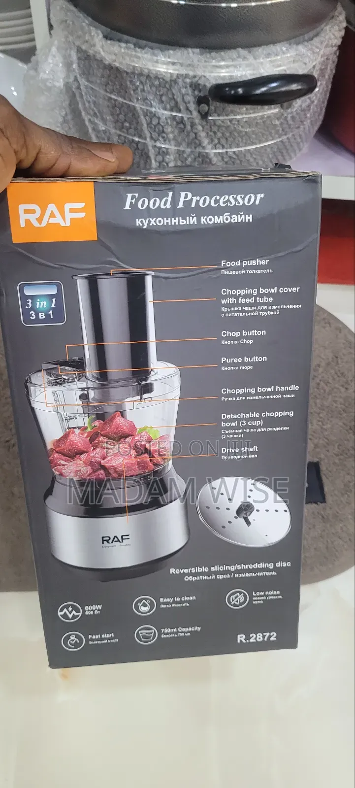 Food Processor. 3 in 1