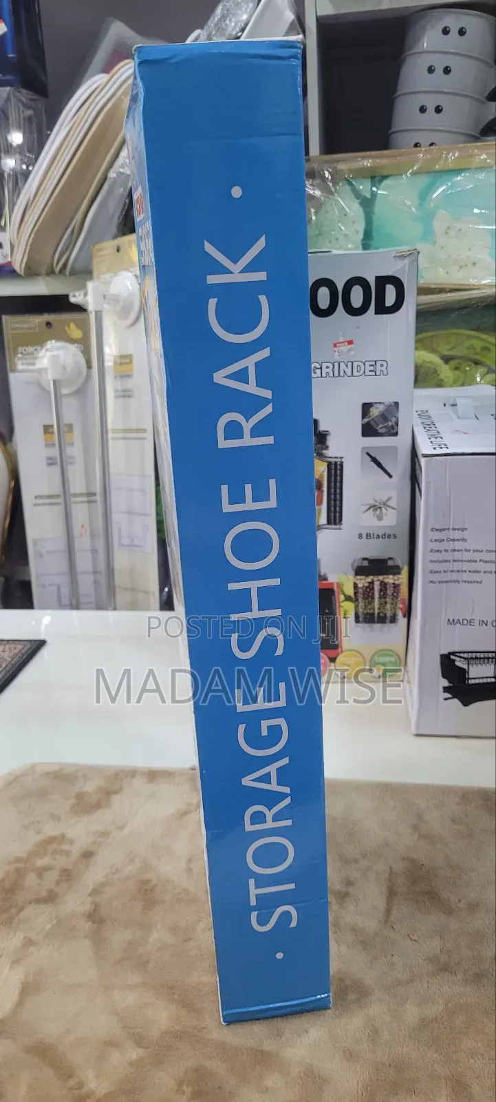 Shoe Rack 
High Quality
Double Row Hook Design
Widened Storage Design.