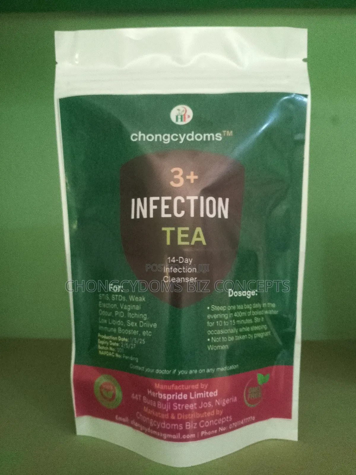 Chongcydoms 3+ Infection Tea – Natural Intimate Cleanse