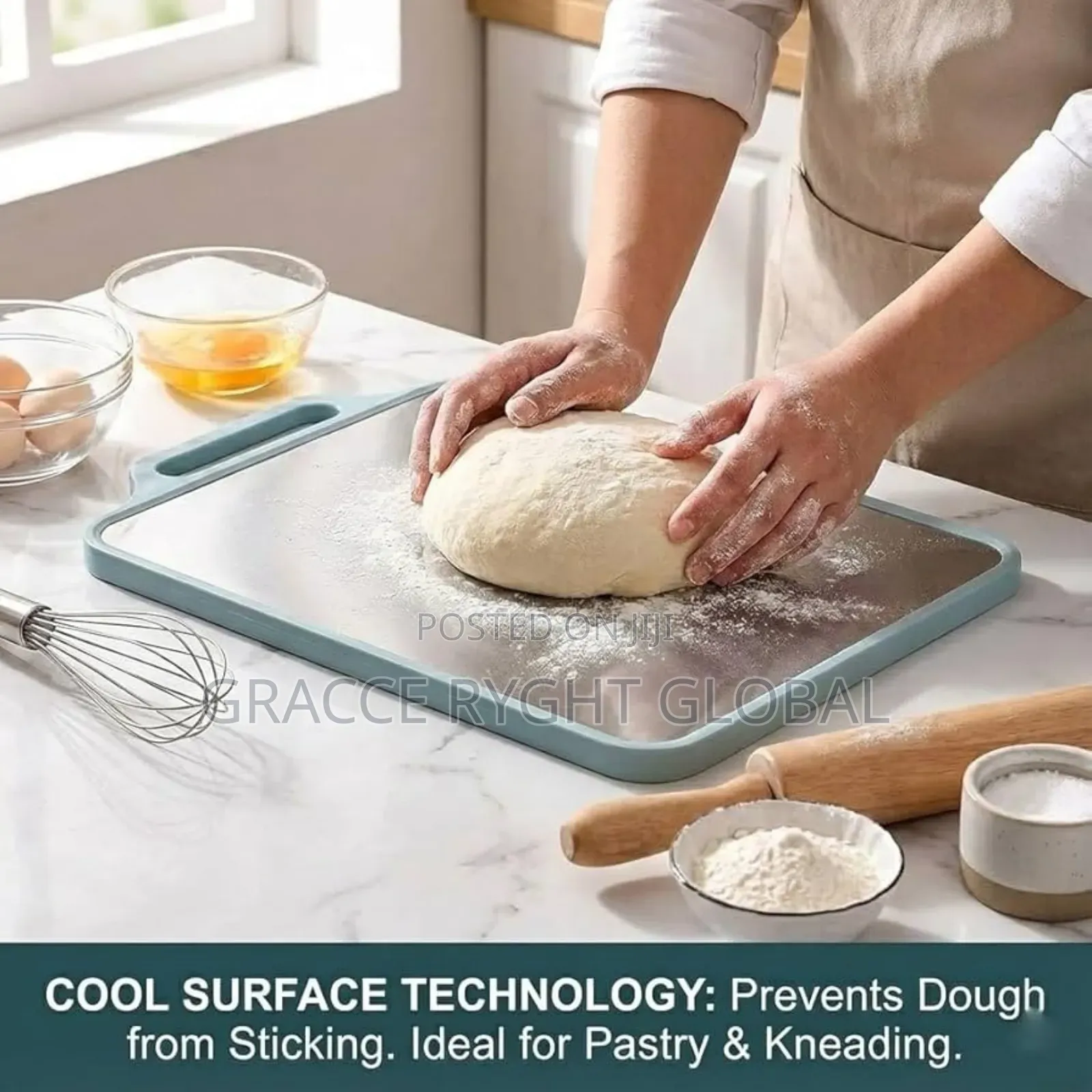 2 In1 Stainless Steel Cutting Board