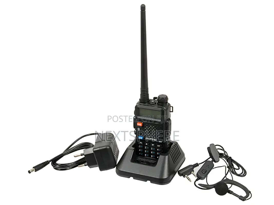 Baofeng Uv-5r Two Way Radio Dual Band Walkie Talkie 1800mah Battery