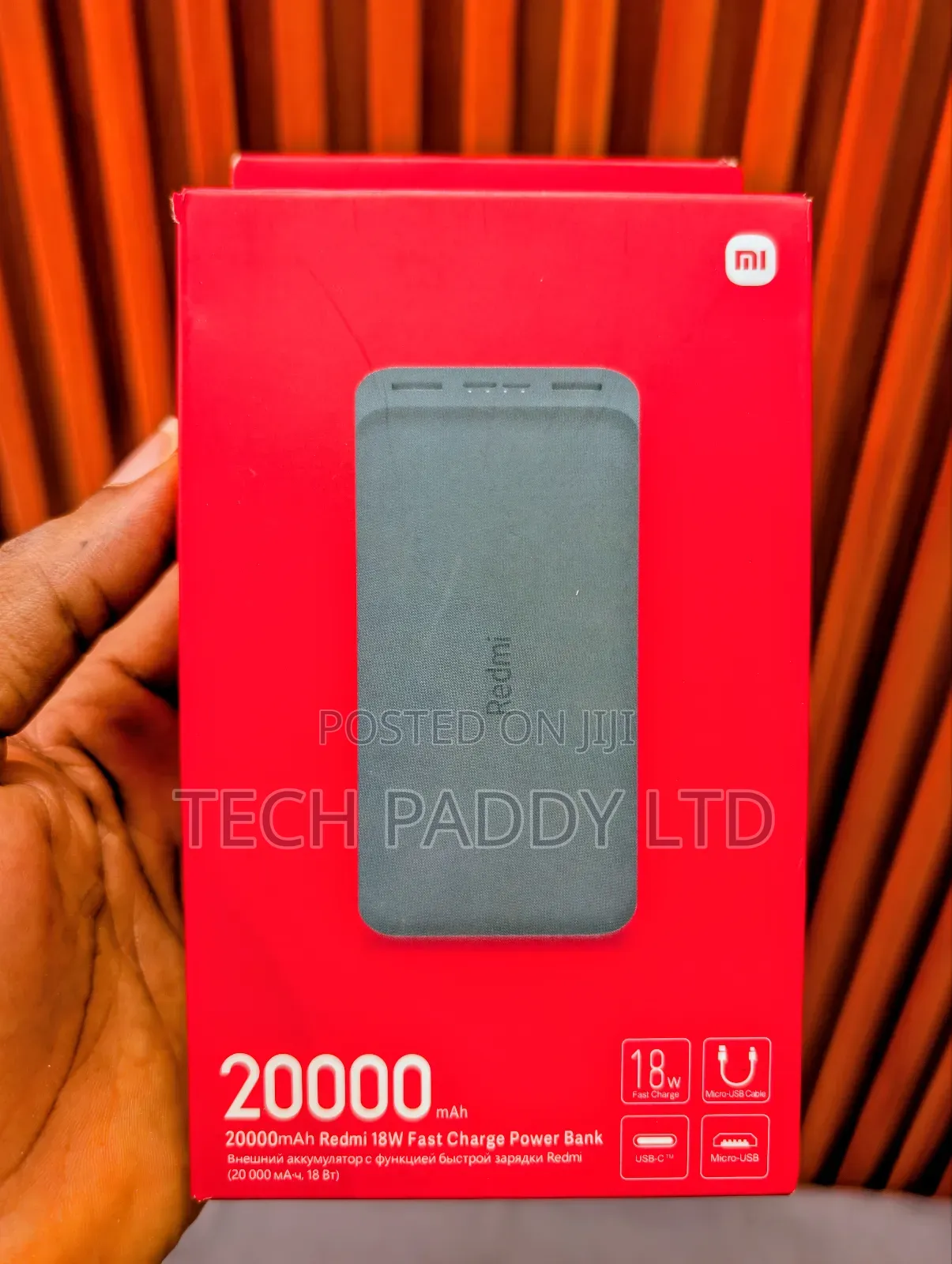 Xiaomi Redmi 18w 20000mah Usb-C Fast Charge Powerbank