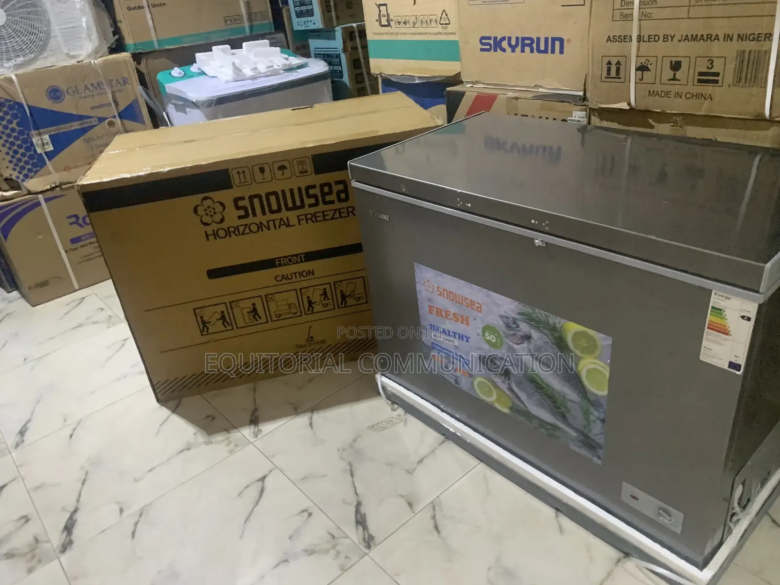 Snowsea Bd-450g 300liter Chest Freezer With Basket