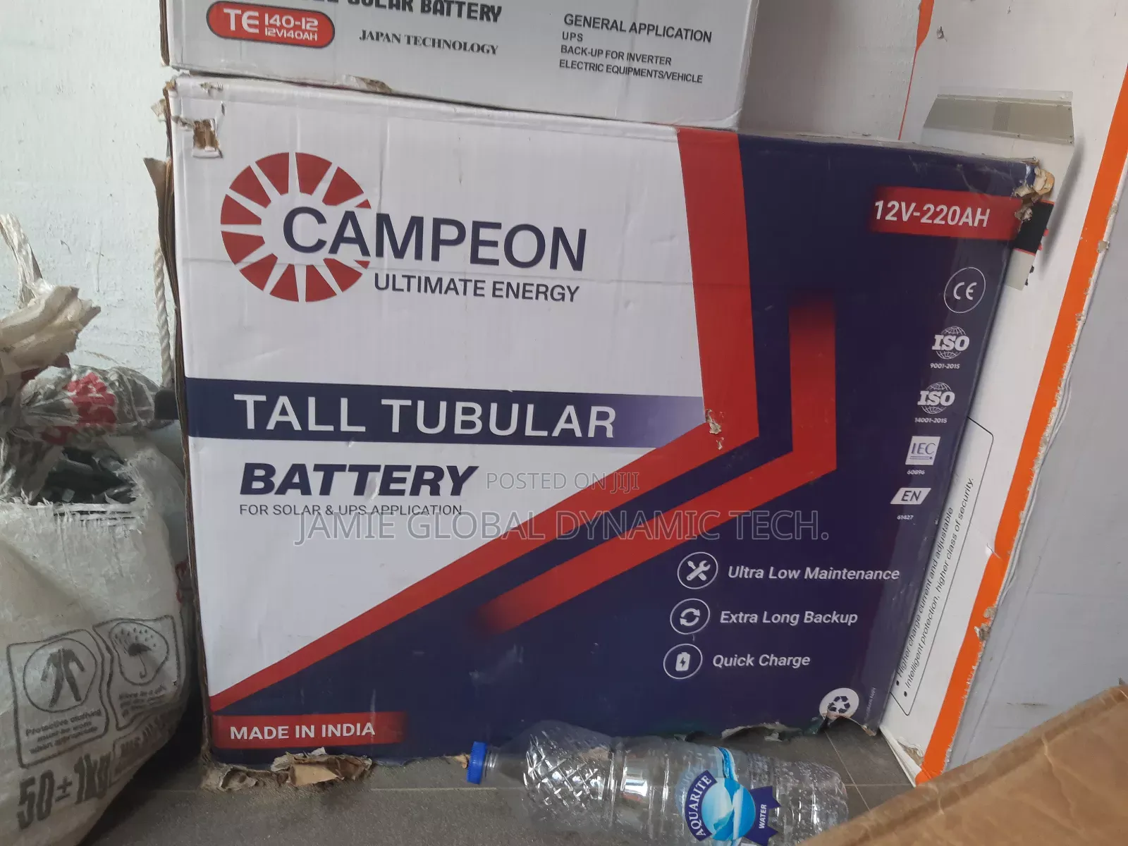 Campeon 12v-220ah Tall Tubular Battery