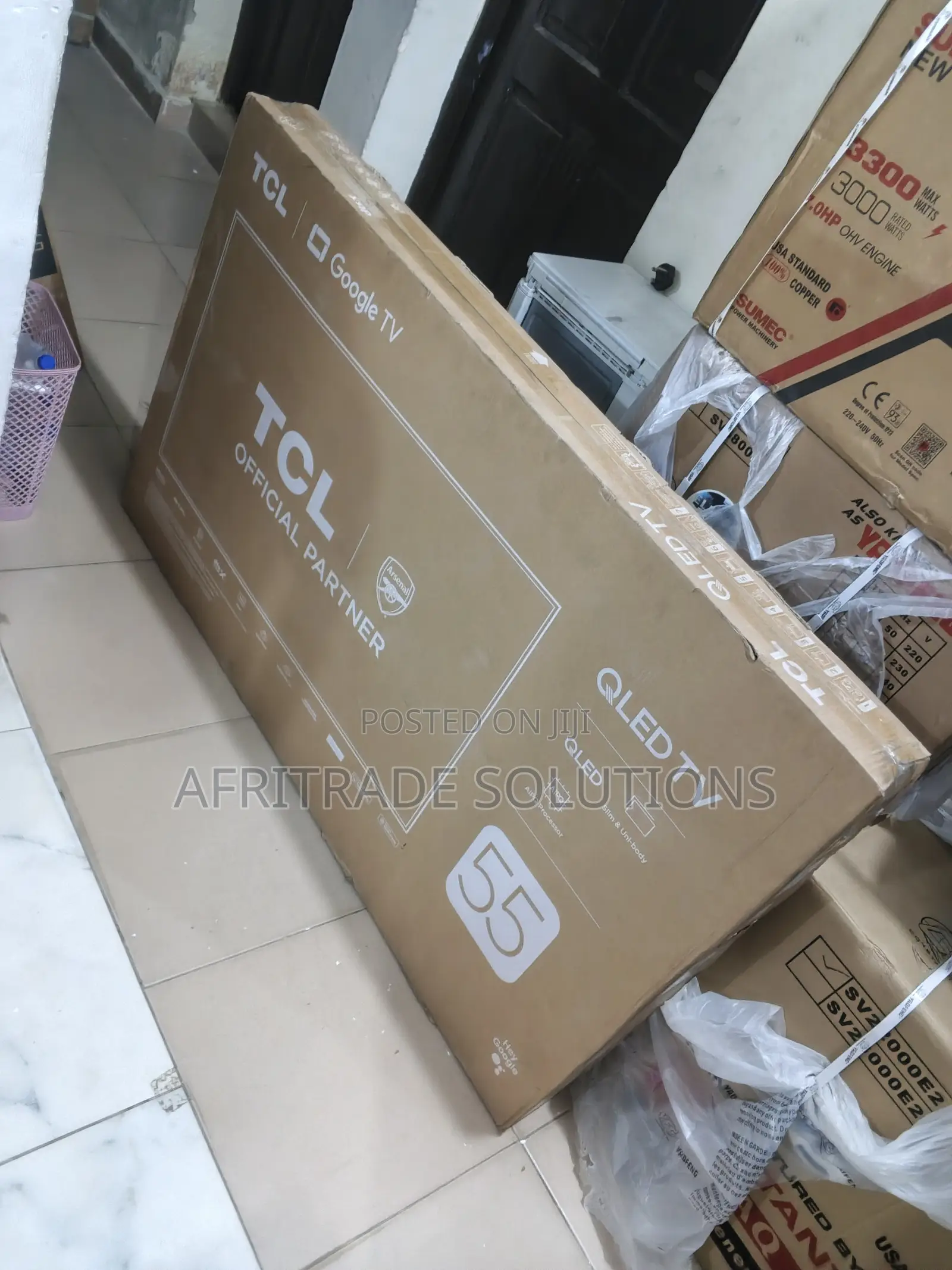 Tcl 55-inch Qled Smart Tv – Quantum Dot Color