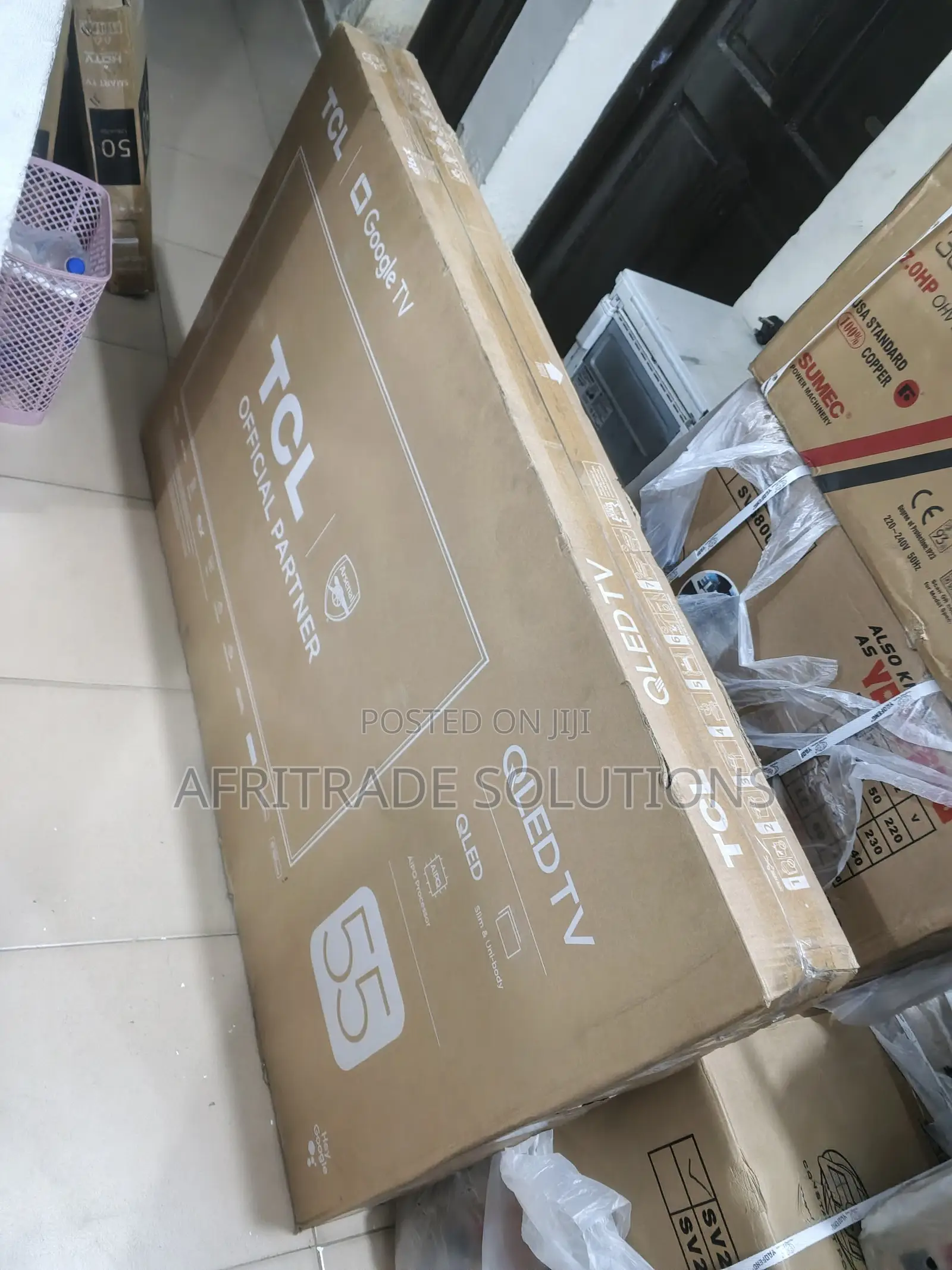 Tcl 55-inch Qled Smart Tv – Quantum Dot Color