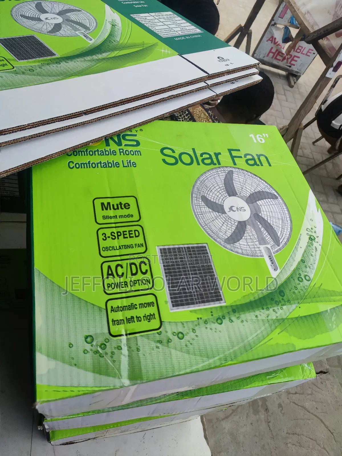 JCNS Solar Fan