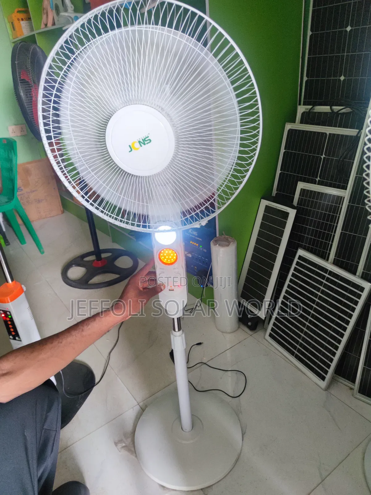 JCNS Solar Fan