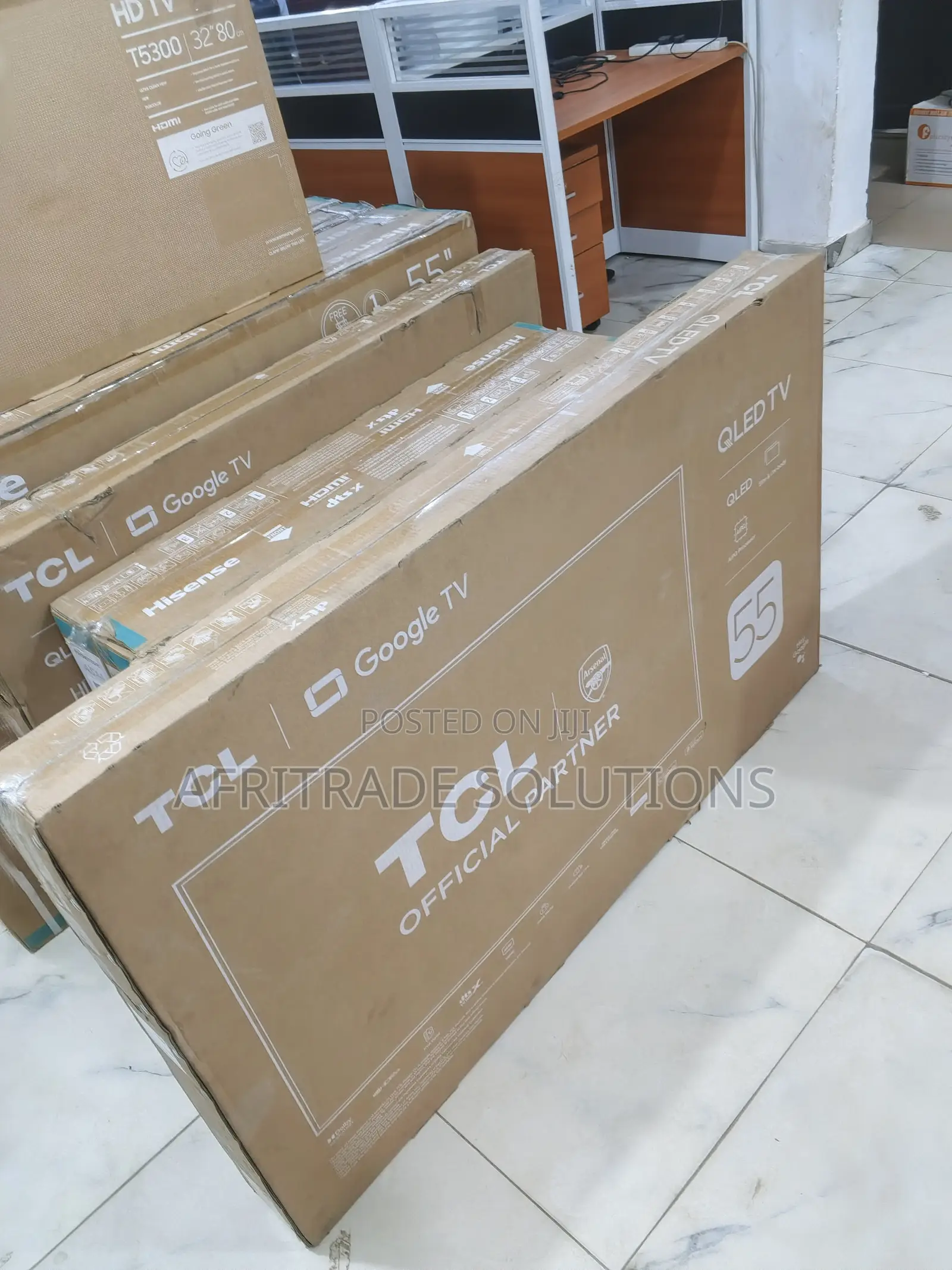 Tcl 55-inch Qled Smart Television – Immersive Sound