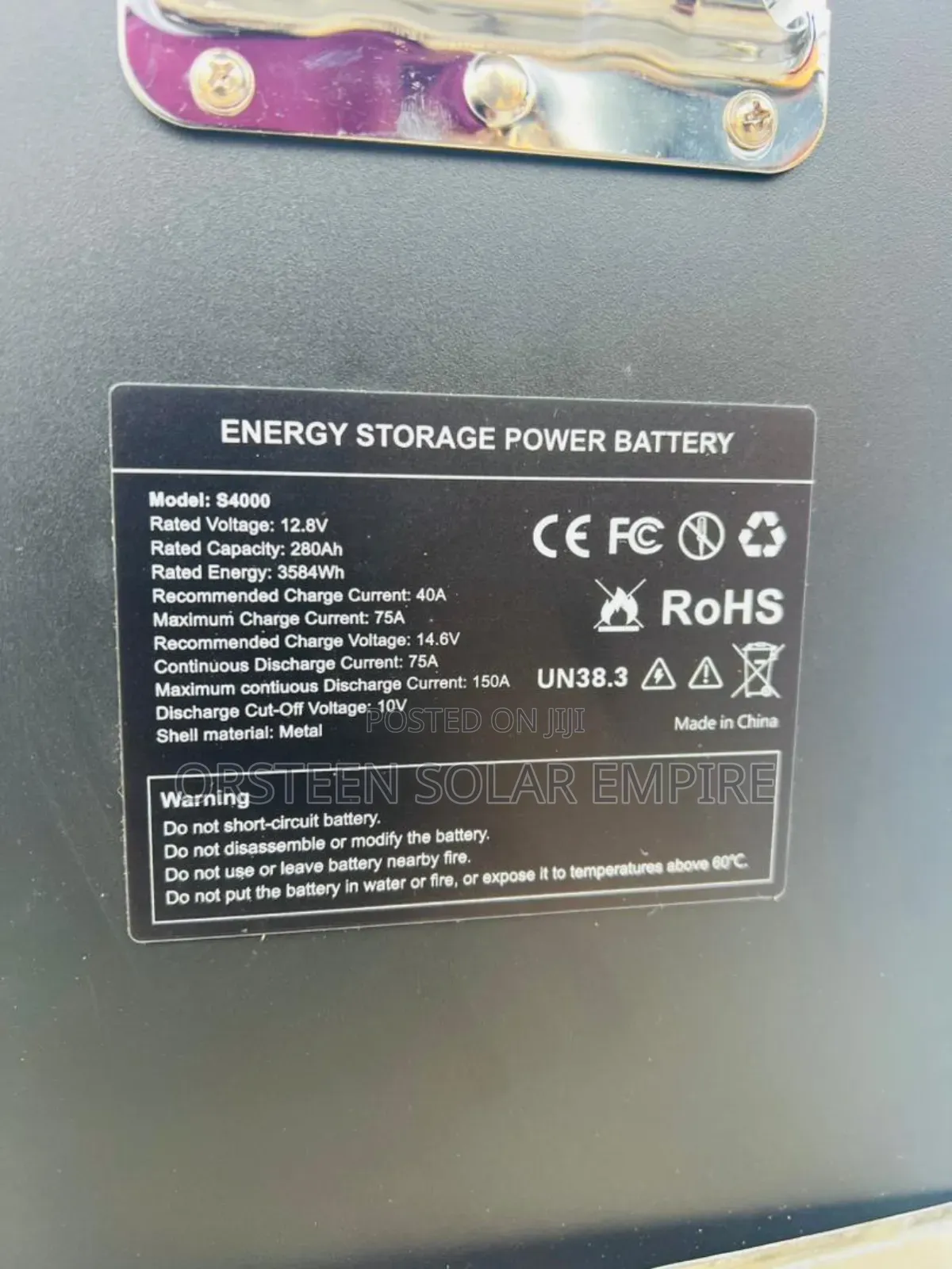 Cdo 4kwh Lithium Battery