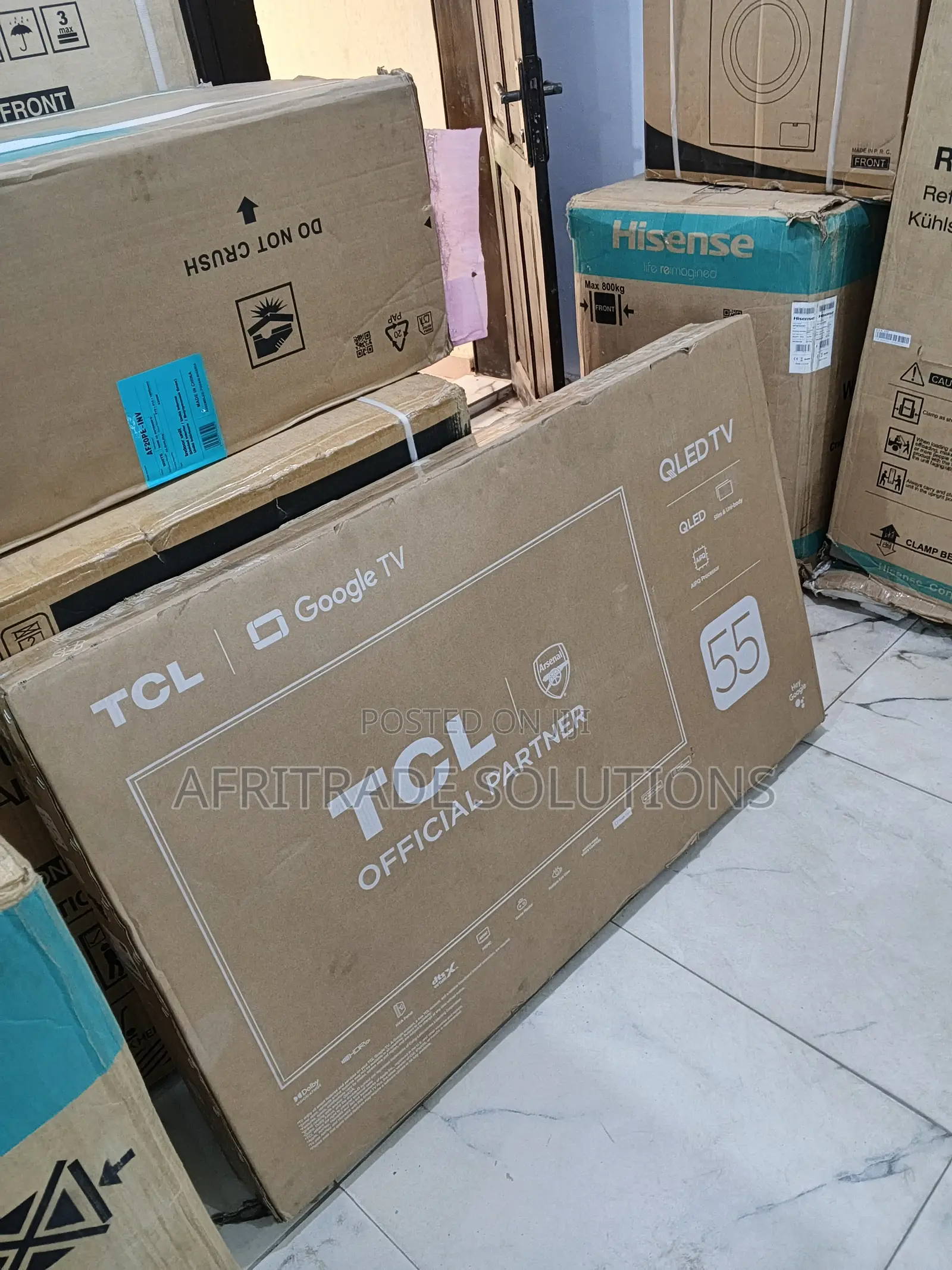 Tcl 55” Qled 4k Smart Tv – Voice Assistant Built-in