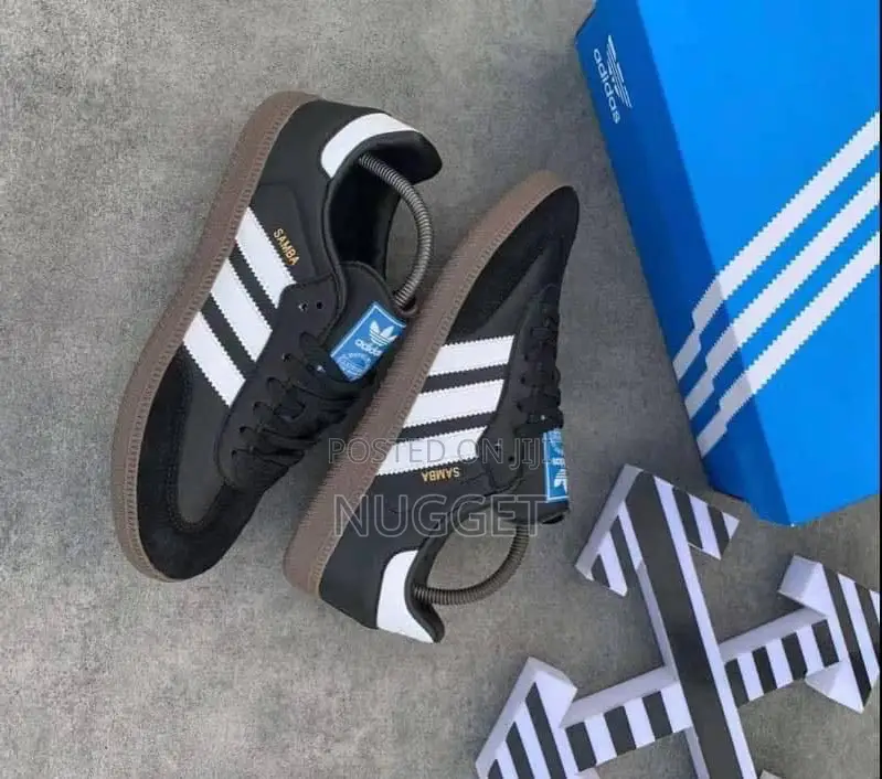 Black Adidas Samba Sneakers