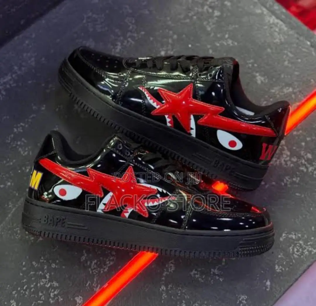 Original A Bathing Ape Patent Sneakers
