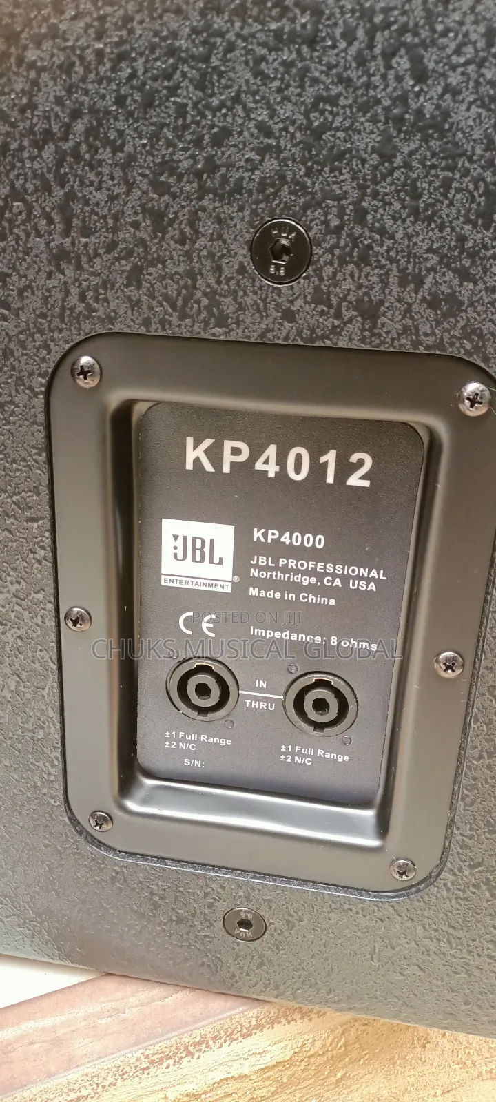 JBL 12 Inches Speaker Kp4012