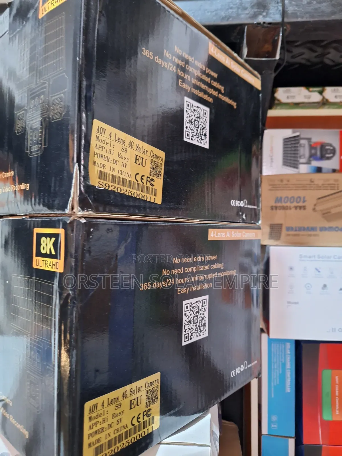 CCTC Cameras Aov 4-Lens Ai 4g Solar Camera (Model: S9)