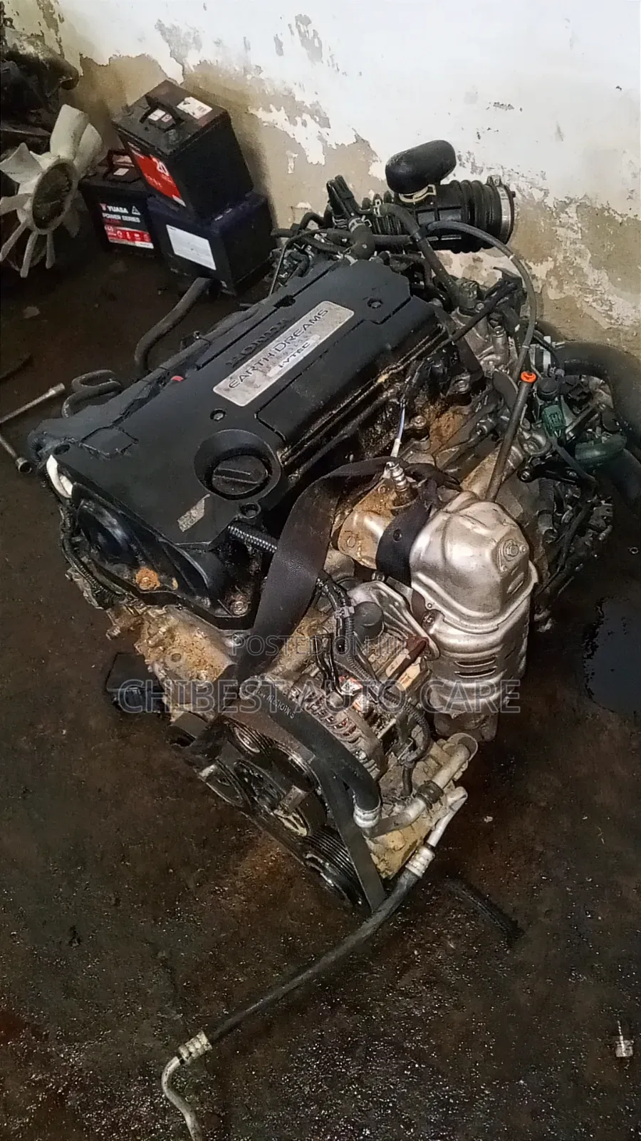Complete Engine and Gearbox for Honda Accord 2014/2016 Upper Nozzles