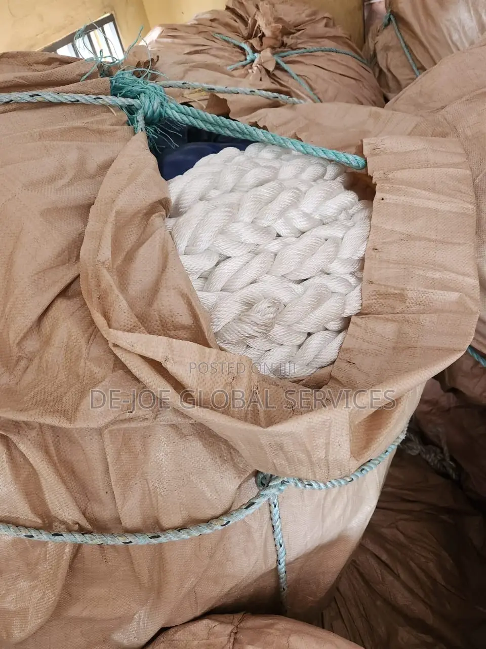 Nylon Double Braided Mooring Rope 2 1/2 Inches (64mm X 200mtrs Length