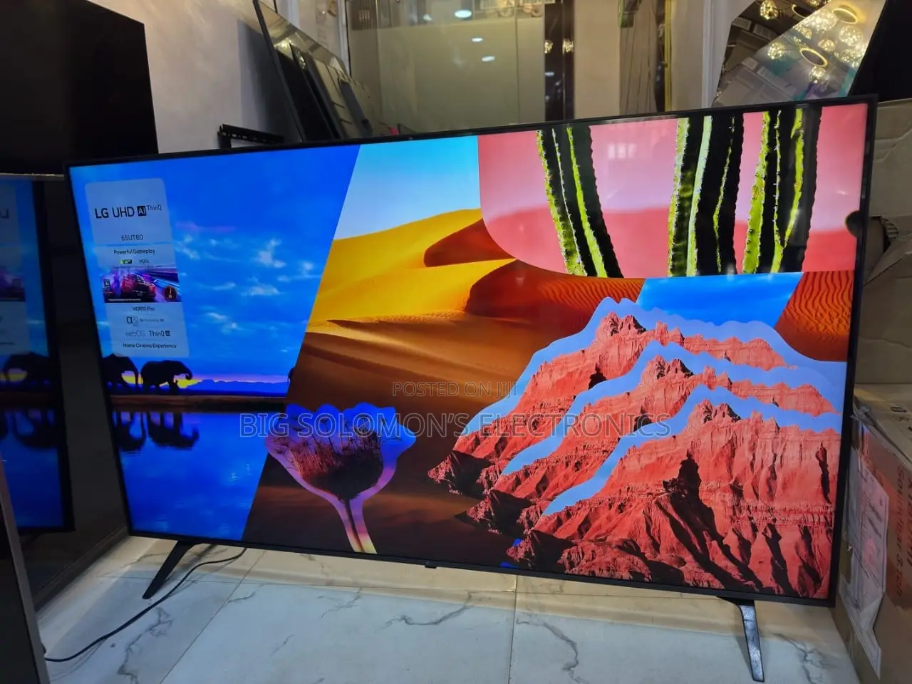 Lg 65" Ut8000 Webos Aithinq Uhd HDR Smart Tv