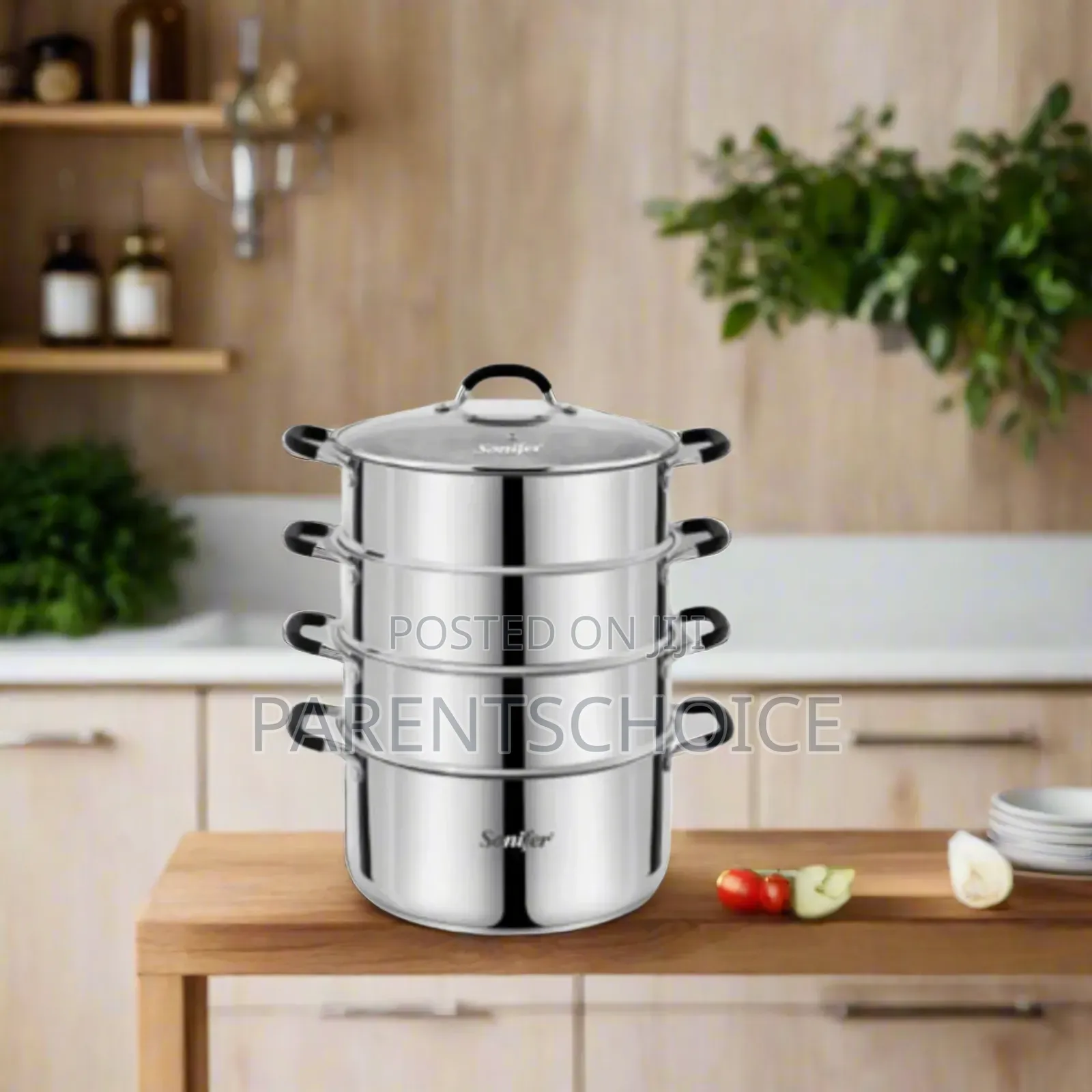 Set of 5 High-Quality Stainless Steel Saucepans